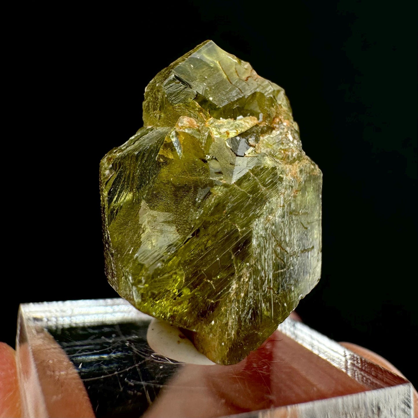 Chrysoberyl (Madagascar) | Yellow Chrysoberyl Specimen, raw chrysoberyl, rare minerals, mineral specimen, rare crystals