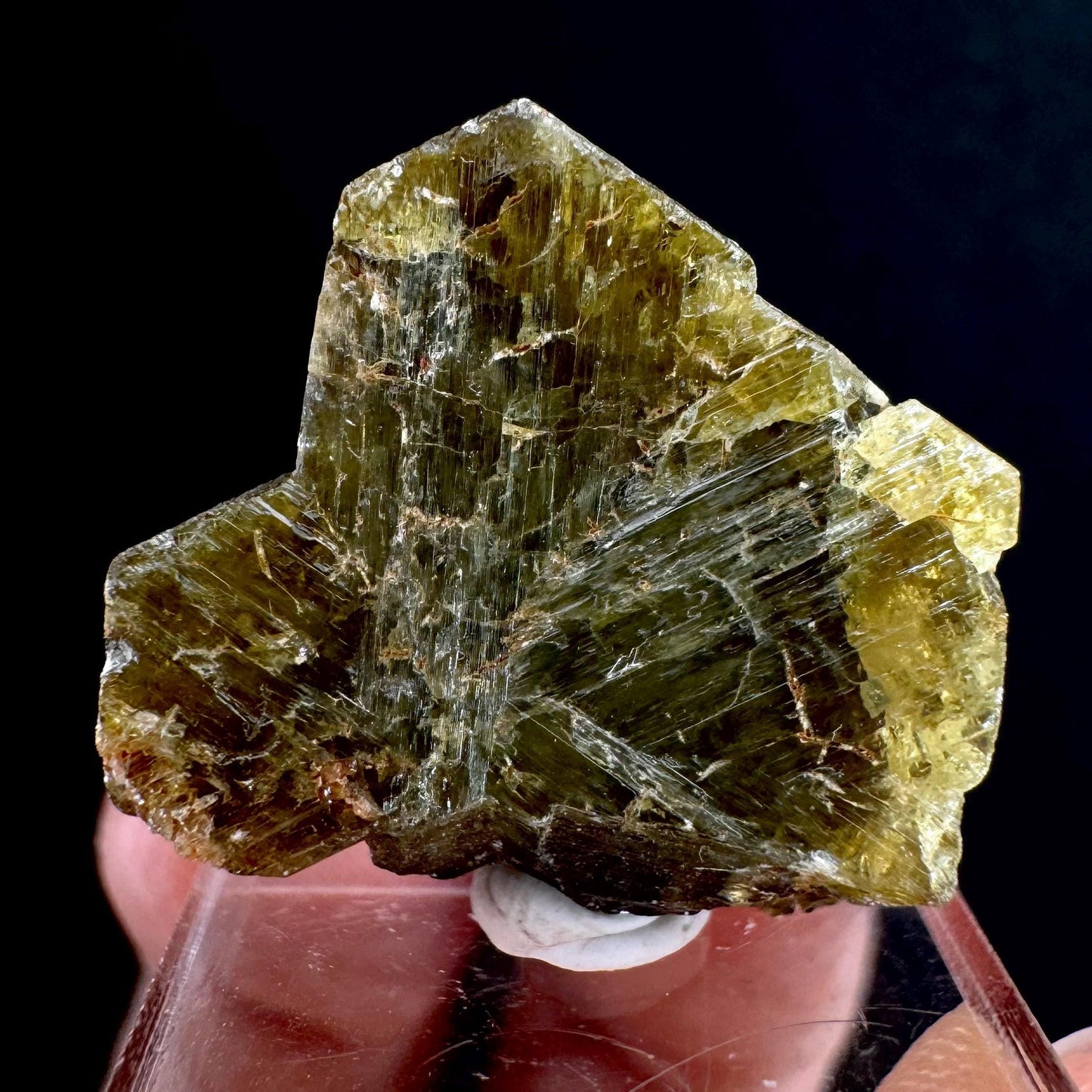 Chrysoberyl (Madagascar) | Yellow Chrysoberyl Specimen, raw chrysoberyl, rare minerals, mineral specimen, rare crystals