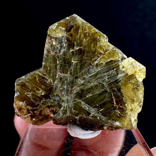 Chrysoberyl (Madagascar) | Yellow Chrysoberyl Specimen, raw chrysoberyl, rare minerals, mineral specimen, rare crystals