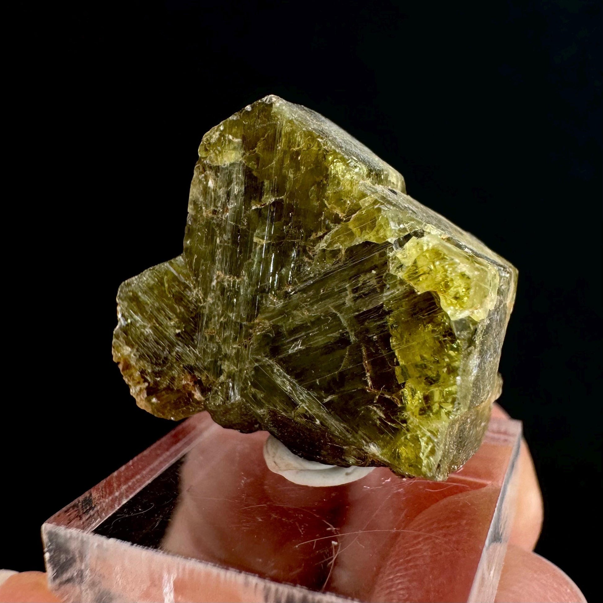 Chrysoberyl (Madagascar) | Yellow Chrysoberyl Specimen, raw chrysoberyl, rare minerals, mineral specimen, rare crystals