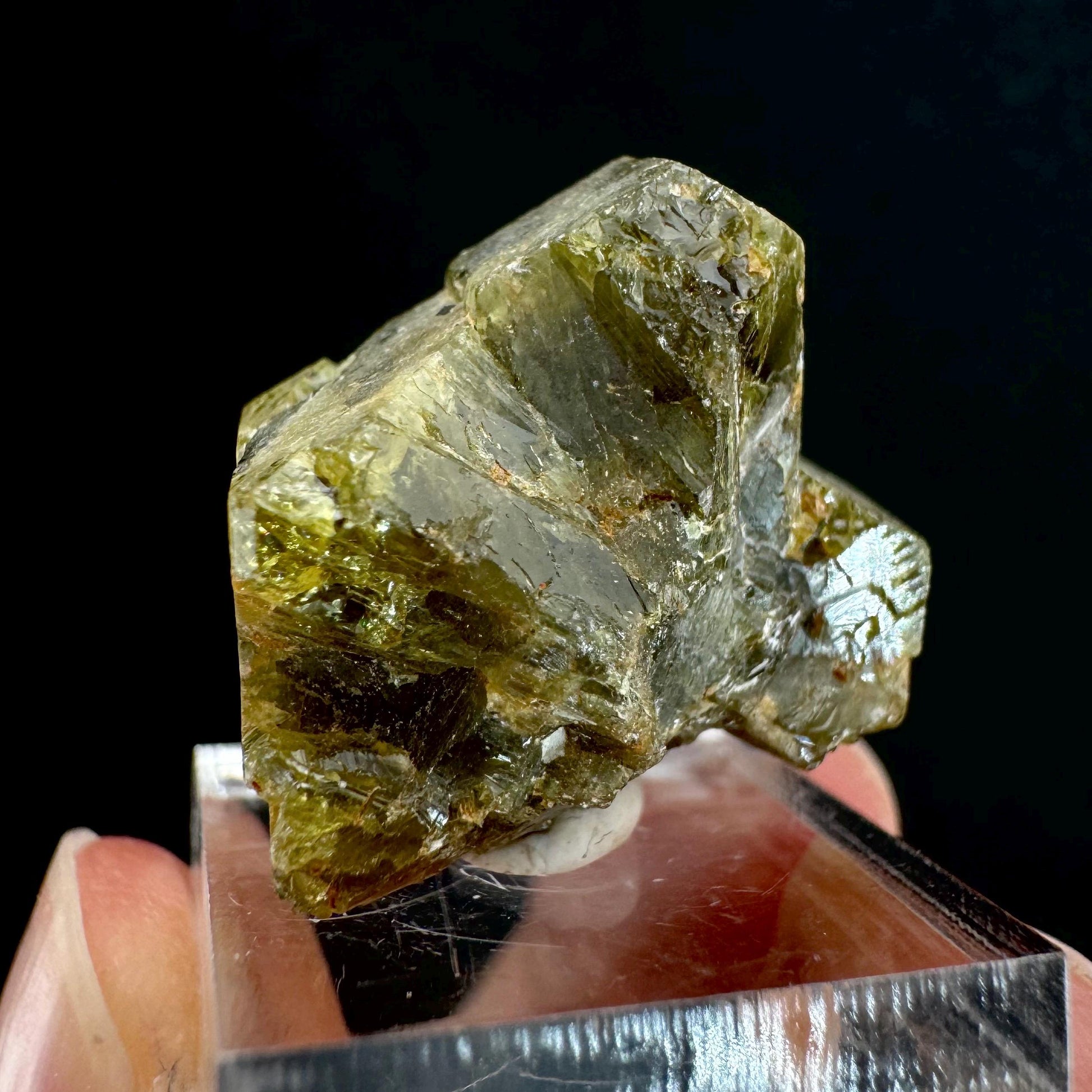 Chrysoberyl (Madagascar) | Yellow Chrysoberyl Specimen, raw chrysoberyl, rare minerals, mineral specimen, rare crystals