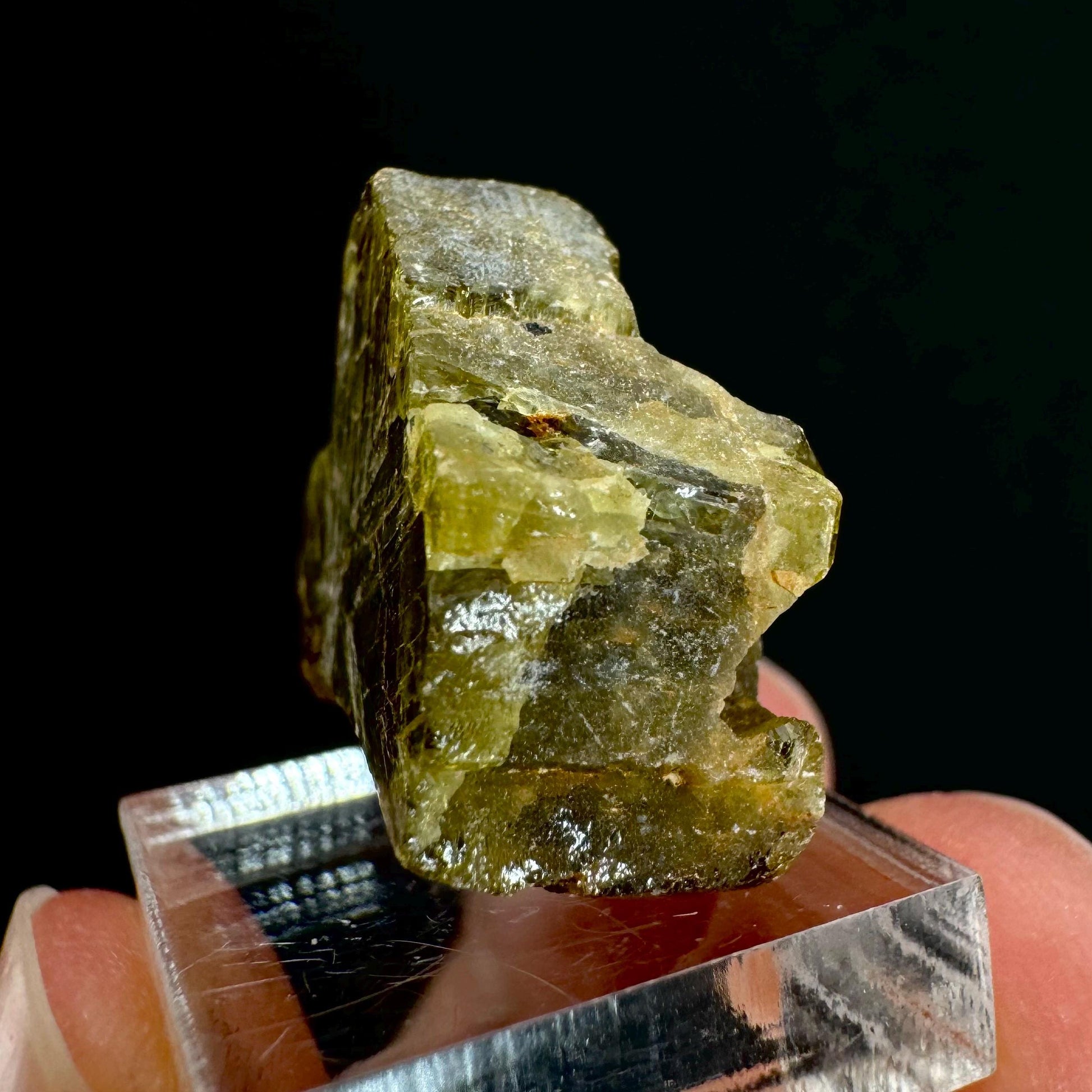 Chrysoberyl (Madagascar) | Yellow Chrysoberyl Specimen, raw chrysoberyl, rare minerals, mineral specimen, rare crystals