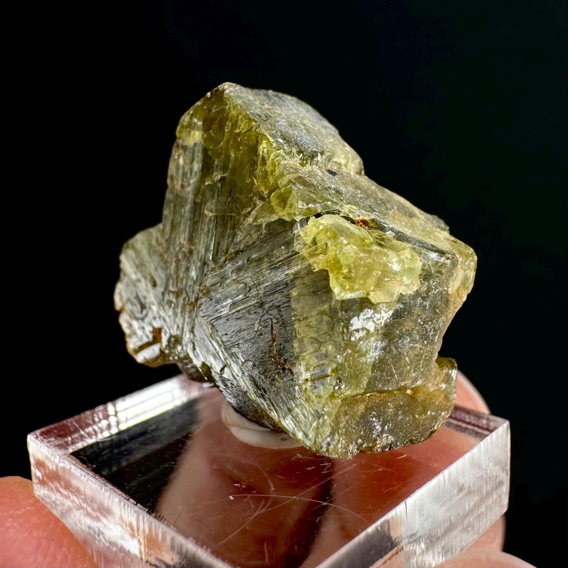 Chrysoberyl (Madagascar) | Yellow Chrysoberyl Specimen, raw chrysoberyl, rare minerals, mineral specimen, rare crystals