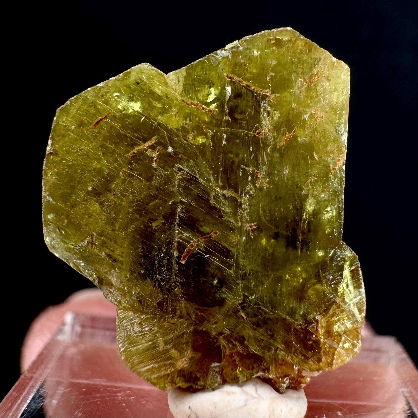 Chrysoberyl (Madagascar) | Yellow Chrysoberyl Specimen, raw chrysoberyl, rare minerals, mineral specimen, rare crystals