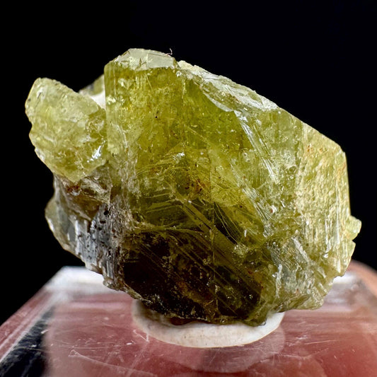 Chrysoberyl (Madagascar) | Yellow Chrysoberyl Specimen, raw chrysoberyl, rare minerals, mineral specimen, rare crystals