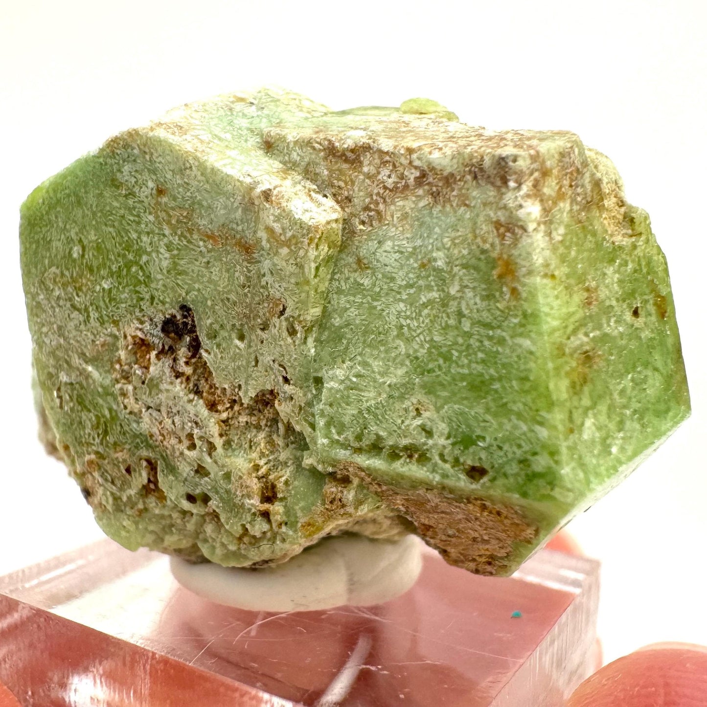 Andradite-Grossular Garnet (Mali) | green garnet, raw garnet crystal, grossular garnet crystal, raw green garnet, mineral specimen, crystals