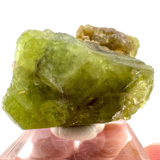 Andradite-Grossular Garnet (Mali) | green garnet, raw garnet crystal, grossular garnet crystal, raw green garnet, mineral specimen, crystals