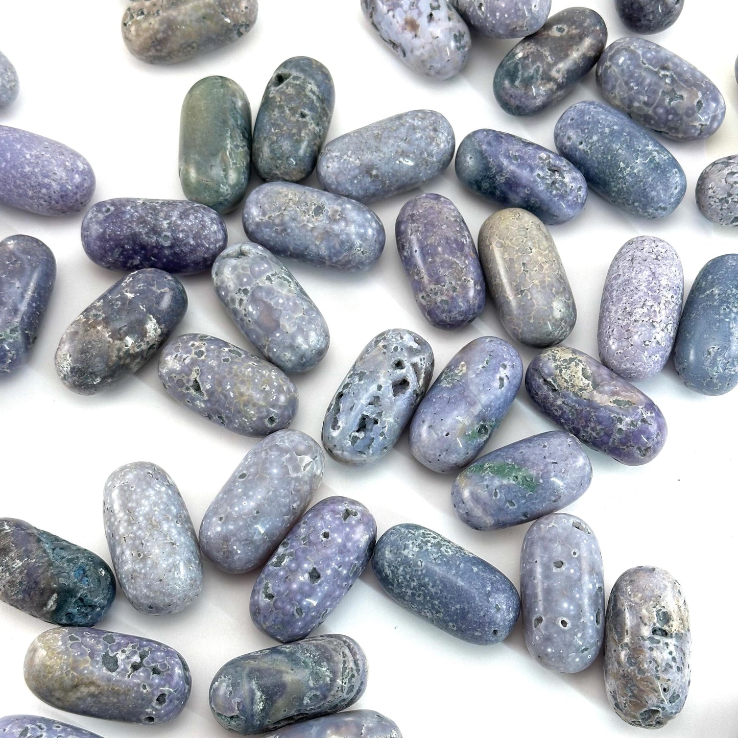 ONE Polished Grape Agate, tumbled grape agate, grape agate tumble
