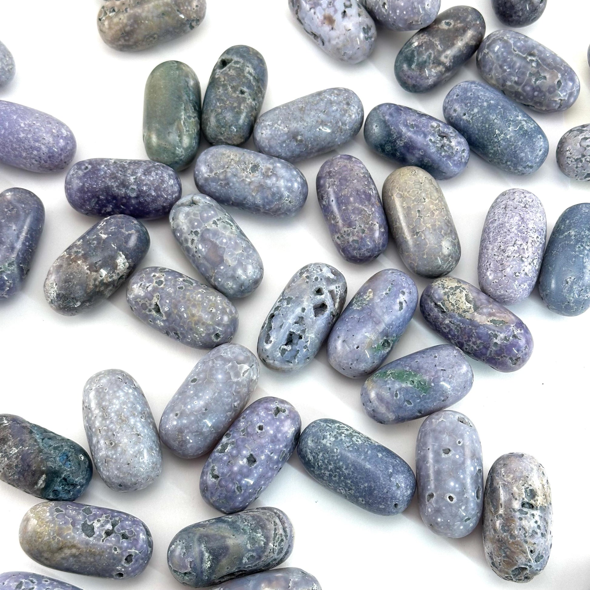 ONE Polished Grape Agate, tumbled grape agate, grape agate tumble