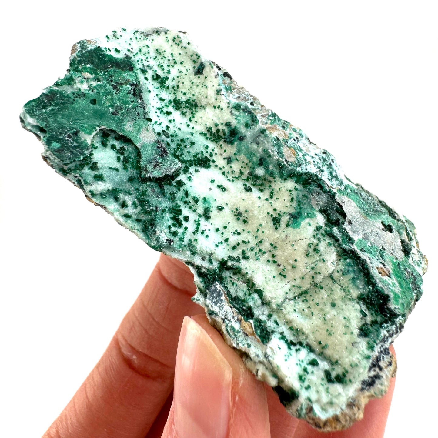 Sparkly Druzy Chrysocolla with Malachite Specimen (Congo), raw chrysocolla, druzy chrysocolla, chrysocolla crystal, raw crystals