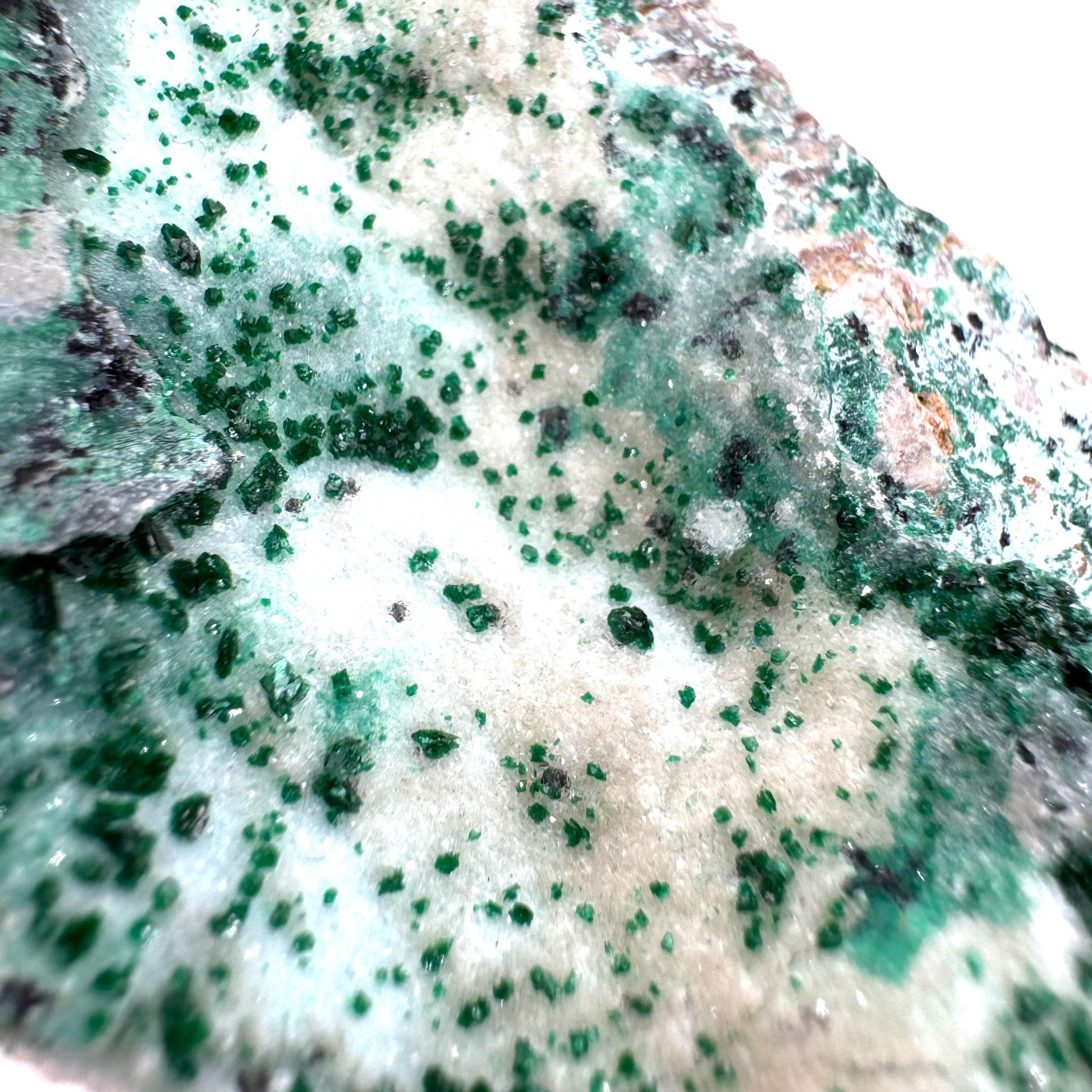 Sparkly Druzy Chrysocolla with Malachite Specimen (Congo), raw chrysocolla, druzy chrysocolla, chrysocolla crystal, raw crystals