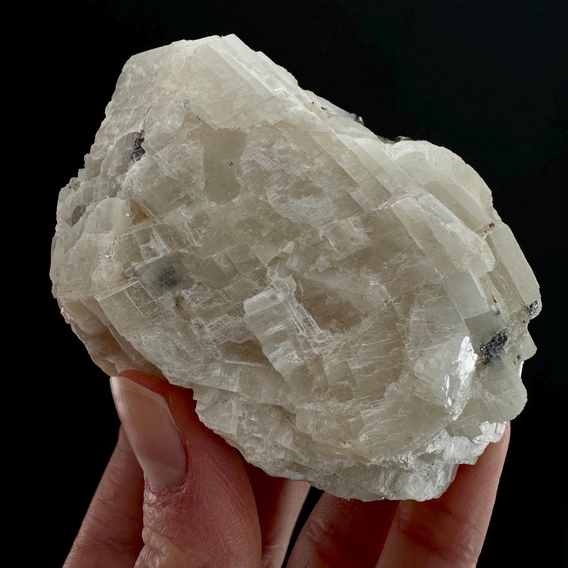 Rare! Carrollite in Calcite Specimen (DR Congo) | carrollite crystal, mineral specimen, rare minerals, rare gems