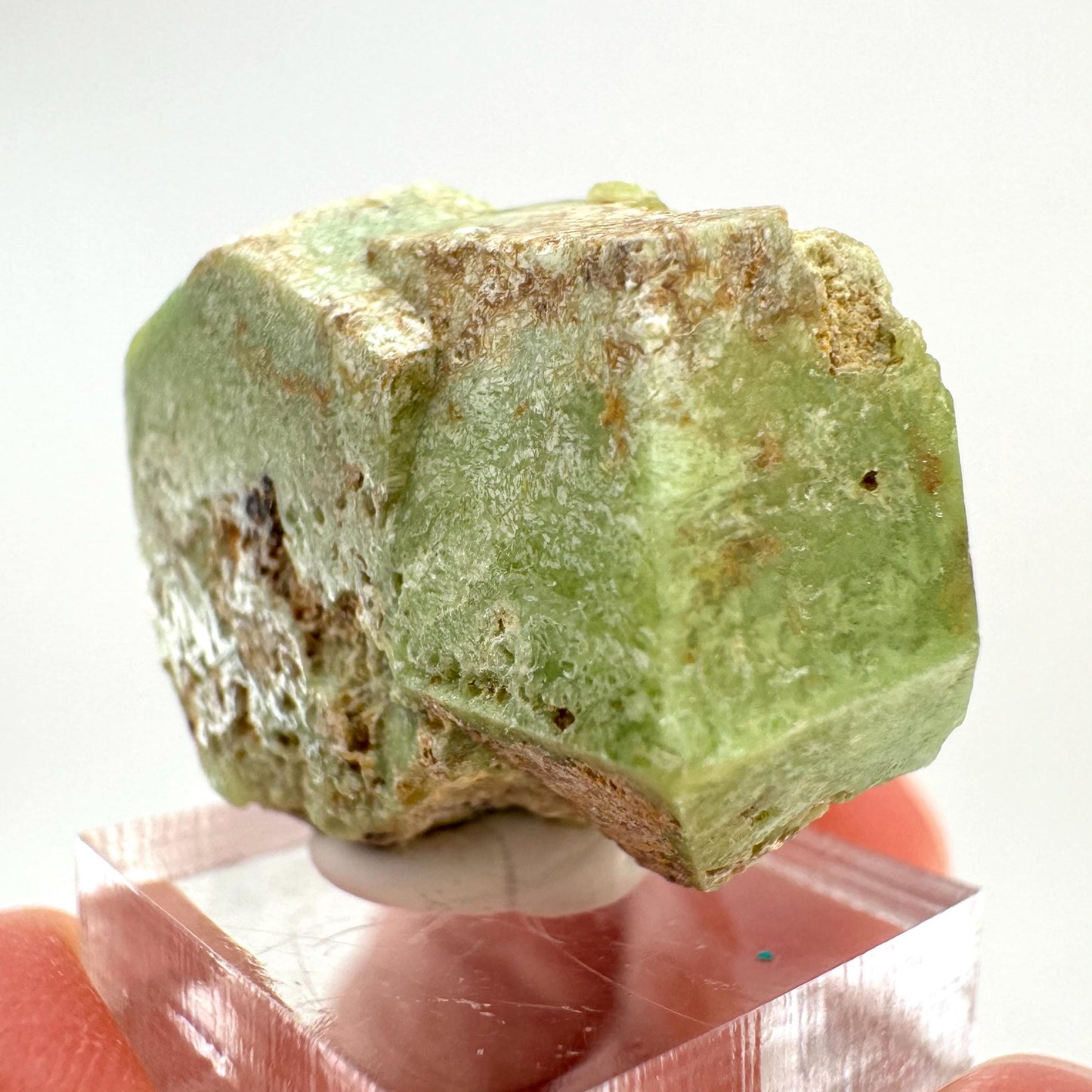 Andradite-Grossular Garnet (Mali) | green garnet, raw garnet crystal, grossular garnet crystal, raw green garnet, mineral specimen, crystals