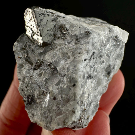 Rare! Carrollite in Calcite Specimen (DR Congo) | carrollite crystal, mineral specimen, rare minerals, rare gems
