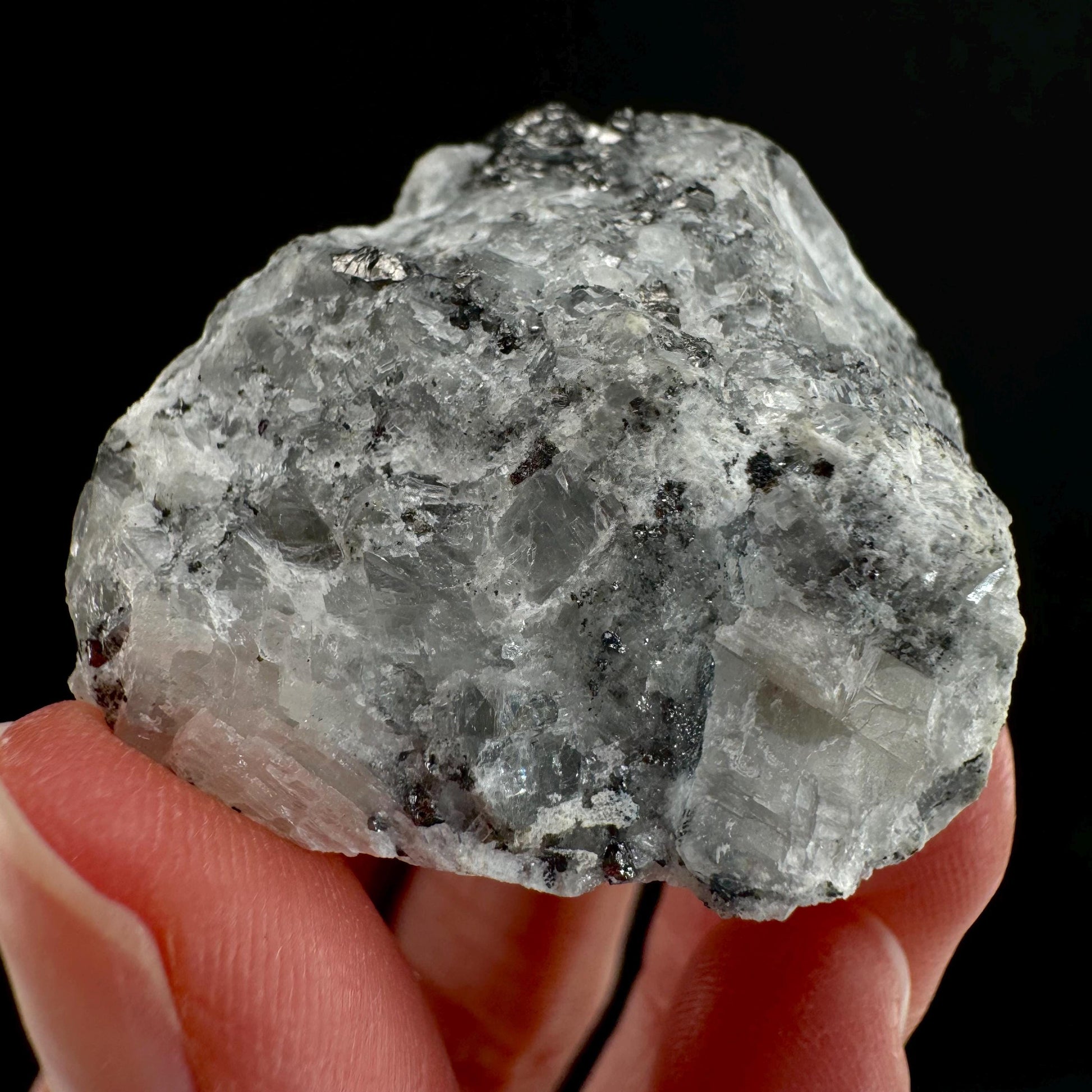 Rare! Carrollite in Calcite Specimen (DR Congo) | carrollite crystal, mineral specimen, rare minerals, rare gems