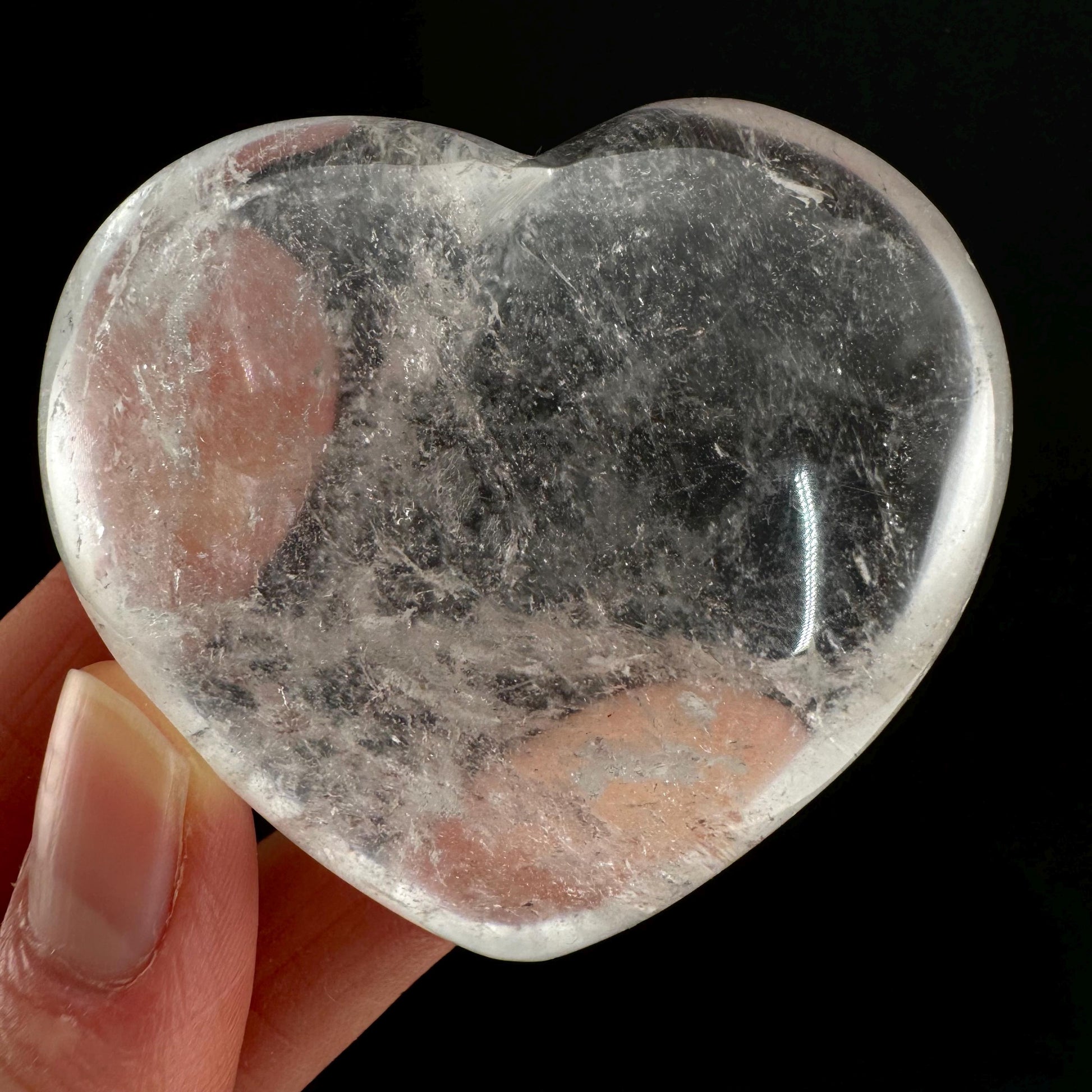 Clear Quartz Heart, crystal heart, quartz heart, heart shaped crystal