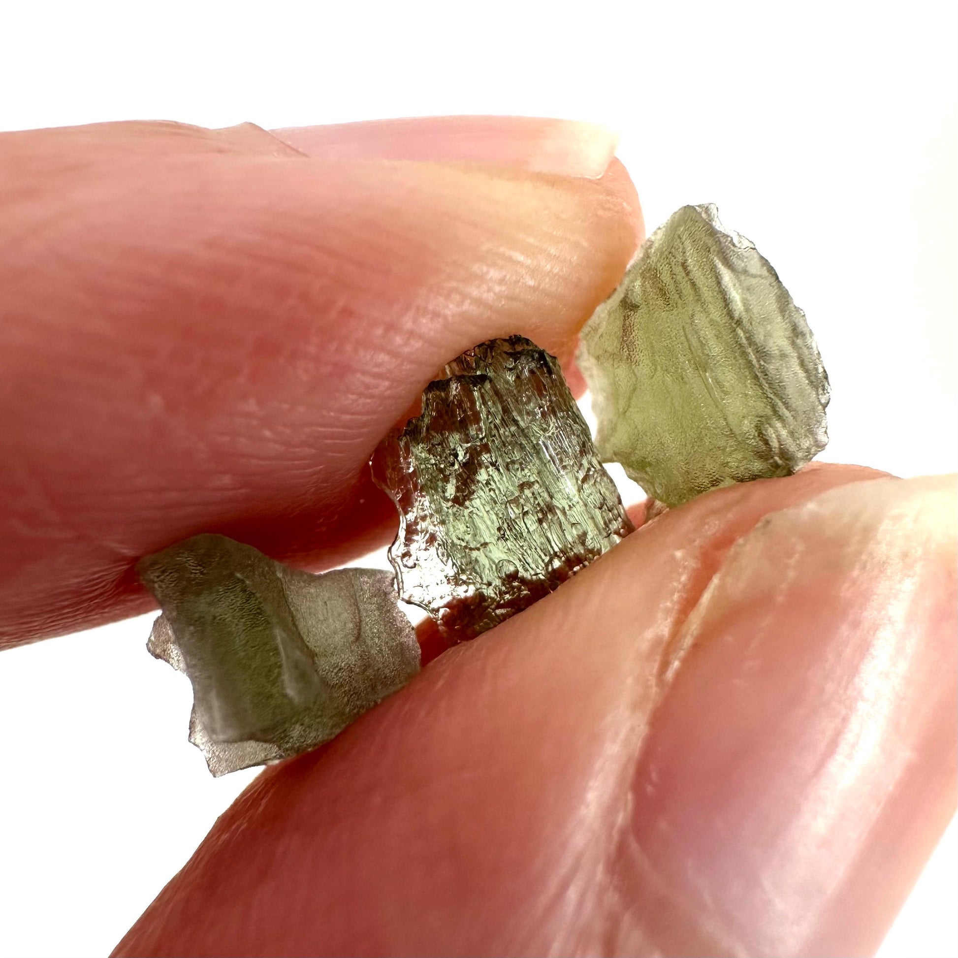 Genuine Moldavite: 1 Gram of Tiny Chips (Czech Republic) | moldavite specimen, moldavite, authentic moldavite, real moldavite