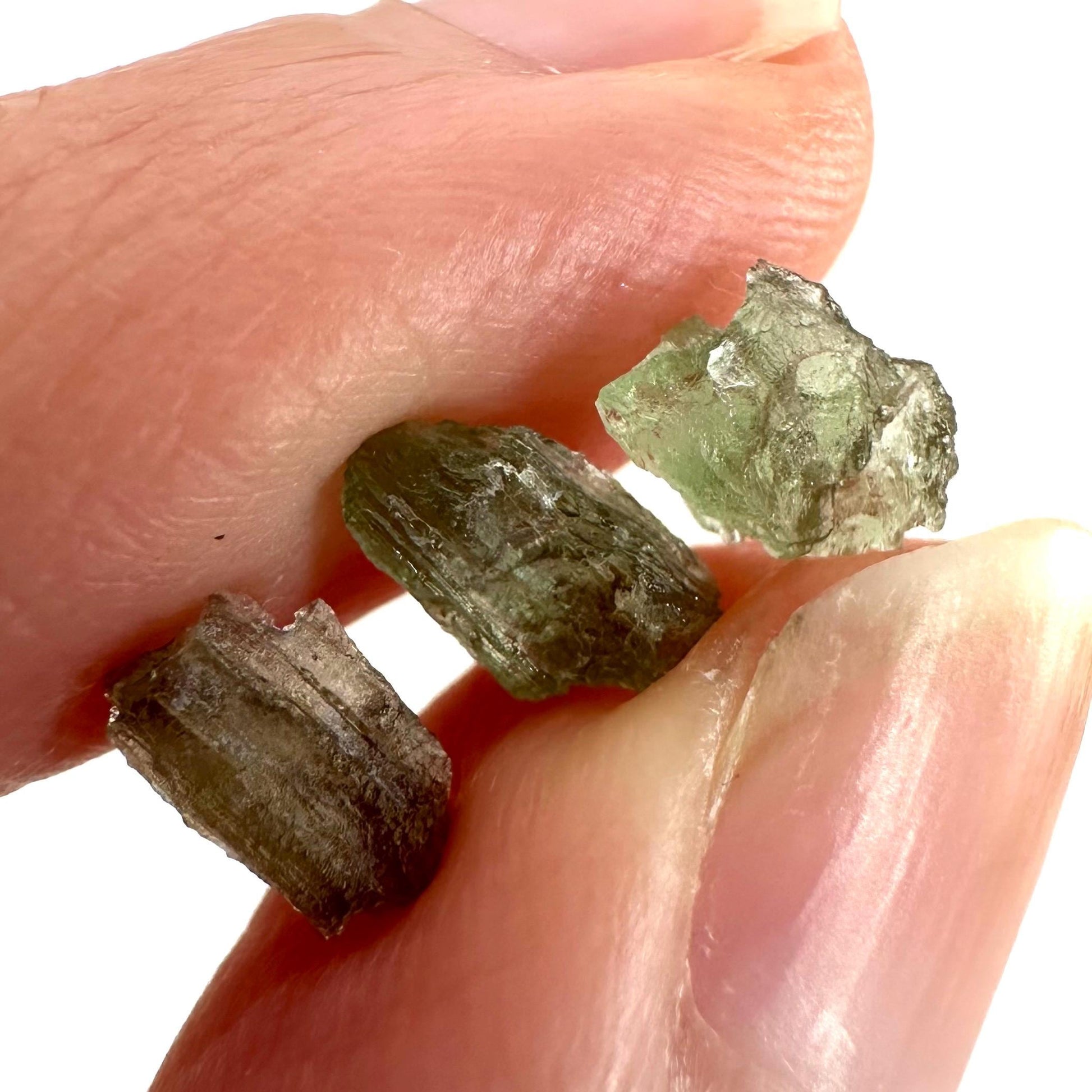 Genuine Moldavite: 1 Gram of Tiny Chips (Czech Republic) | moldavite specimen, moldavite, authentic moldavite, real moldavite