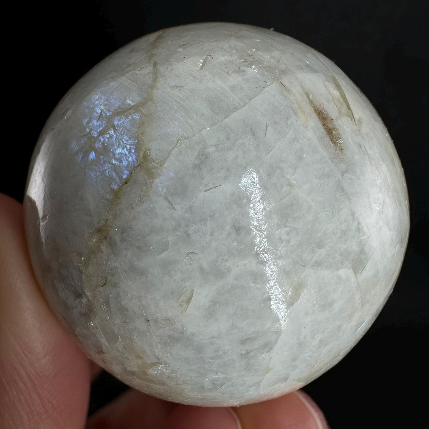 Moonstone Sphere, rainbow moonstone, crystal ball, crystal sphere, blue moonstone, feldspar
