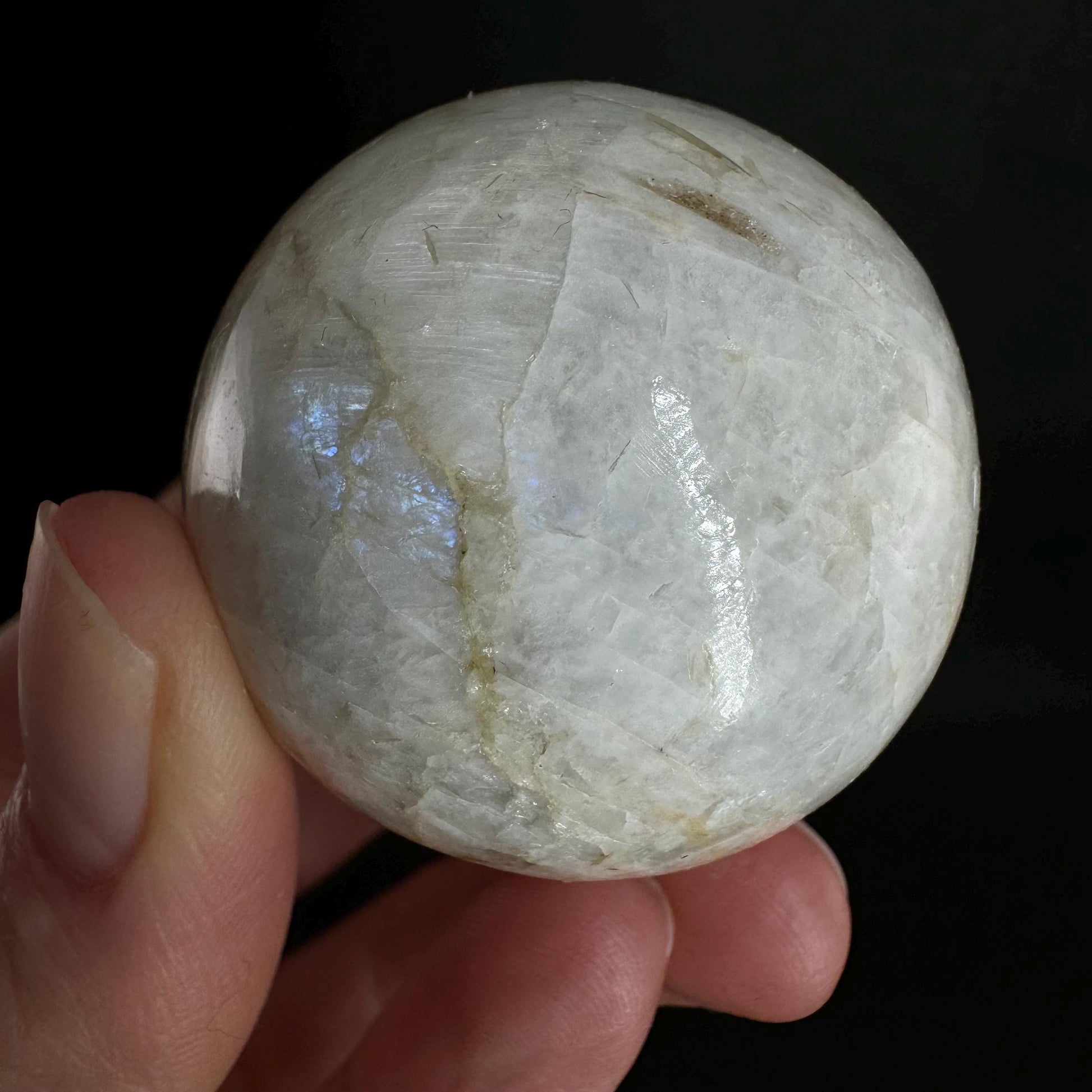 Moonstone Sphere, rainbow moonstone, crystal ball, crystal sphere, blue moonstone, feldspar
