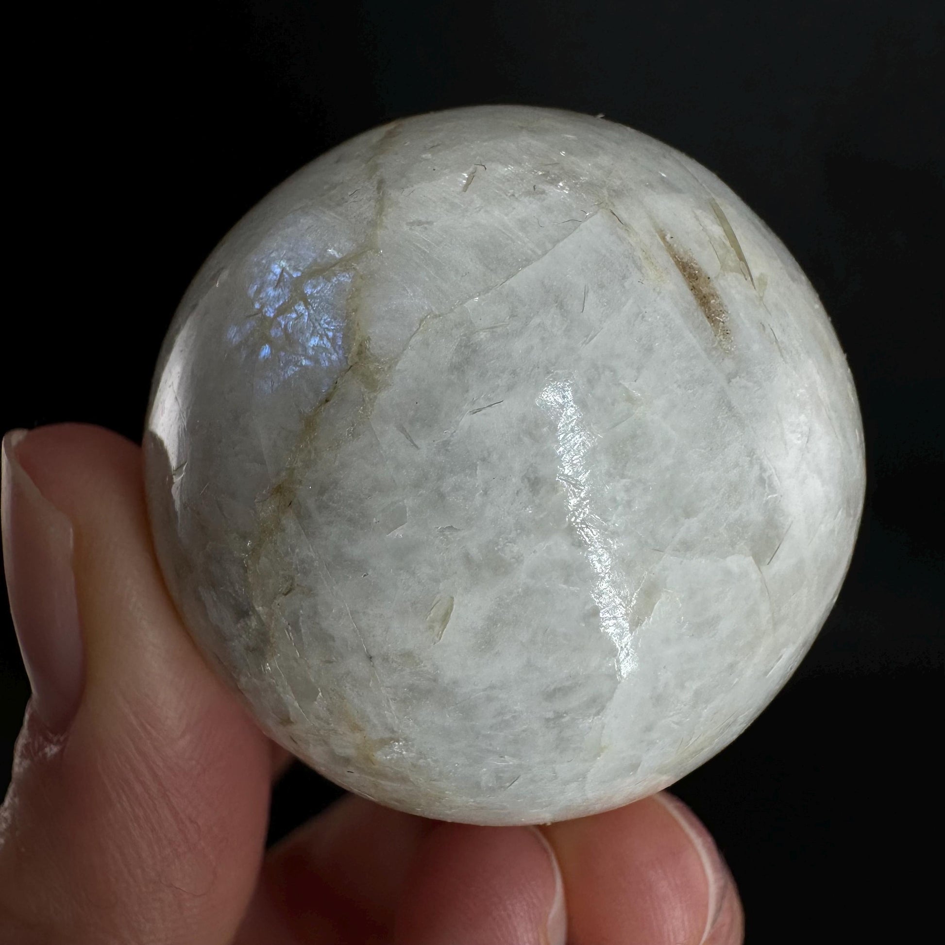 Moonstone Sphere, rainbow moonstone, crystal ball, crystal sphere, blue moonstone, feldspar