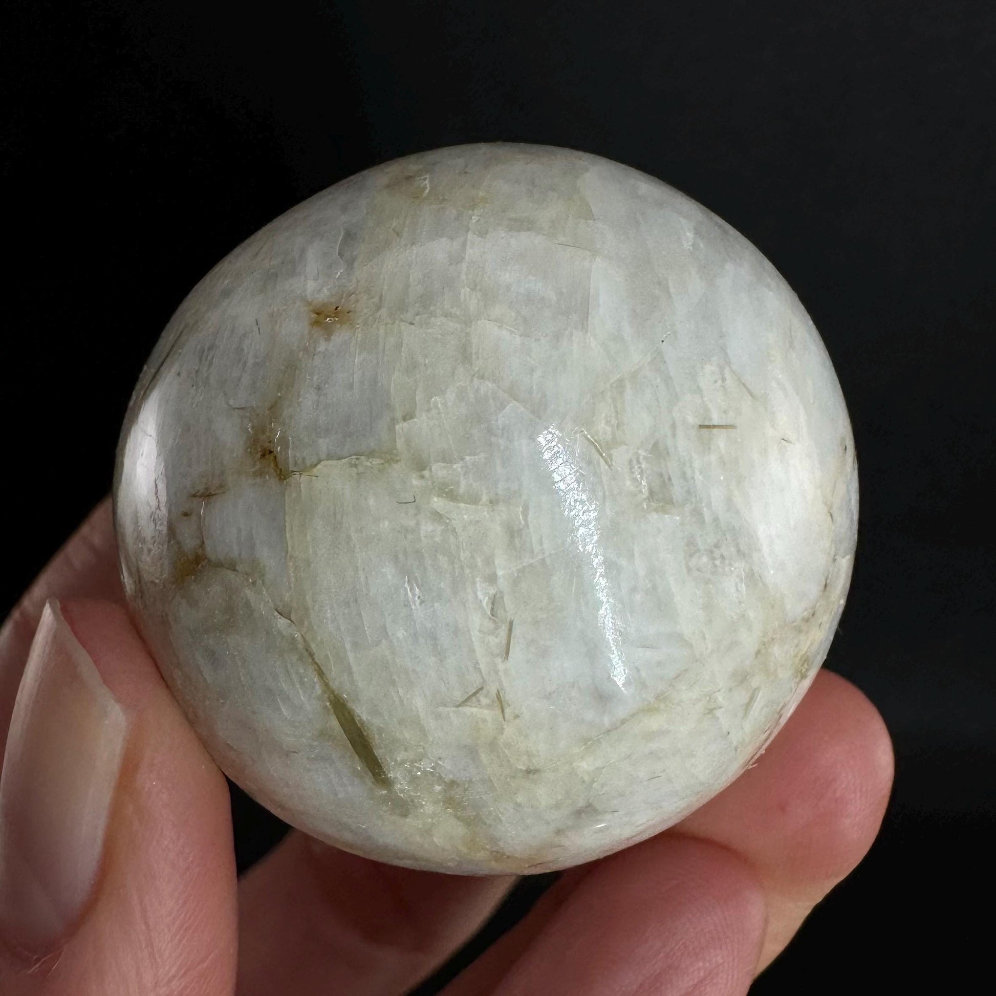 Moonstone Sphere, rainbow moonstone, crystal ball, crystal sphere, blue moonstone, feldspar