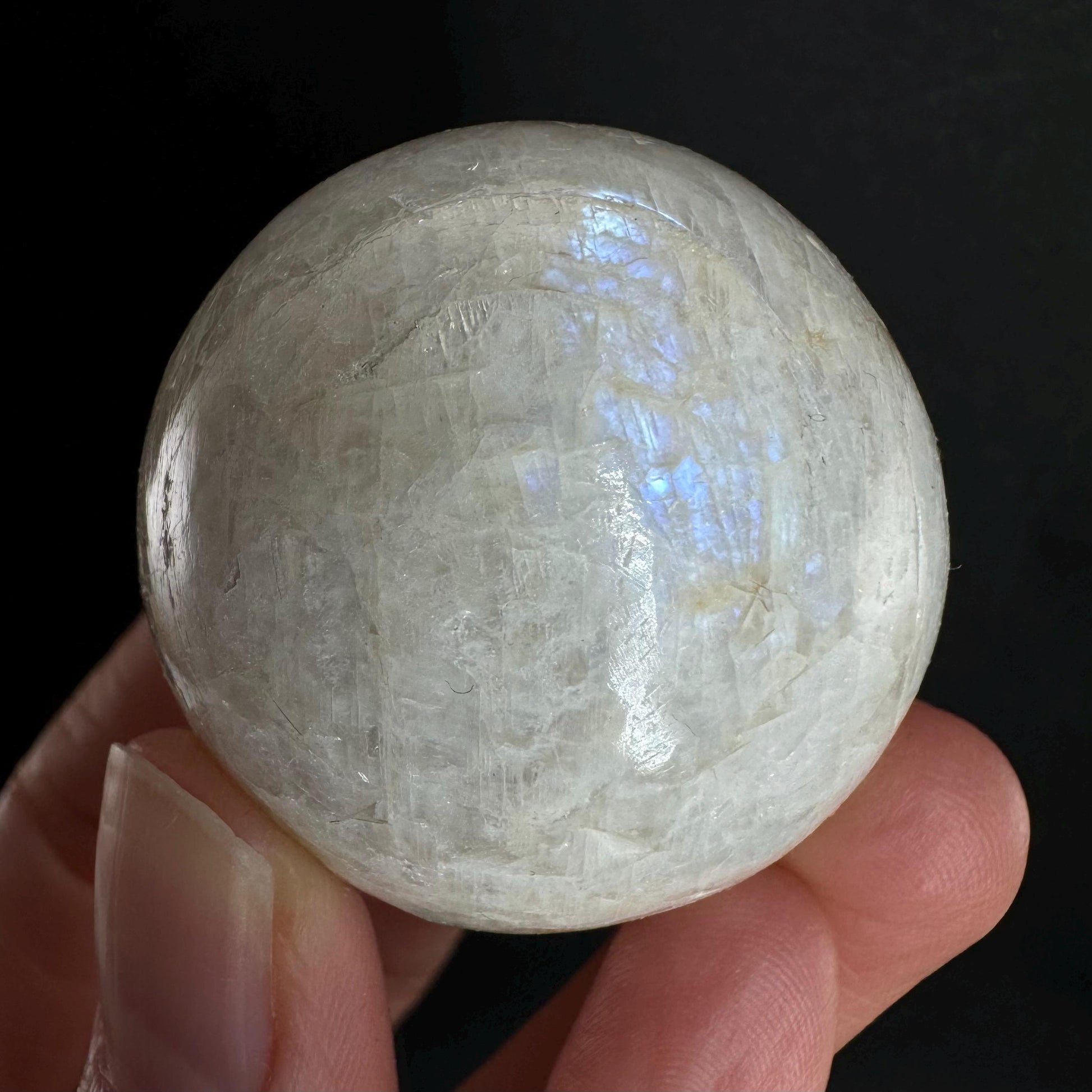 Moonstone Sphere, rainbow moonstone, crystal ball, crystal sphere, blue moonstone, feldspar