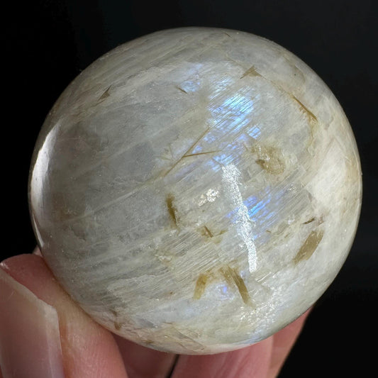Moonstone Sphere, rainbow moonstone, crystal ball, crystal sphere, blue moonstone, feldspar