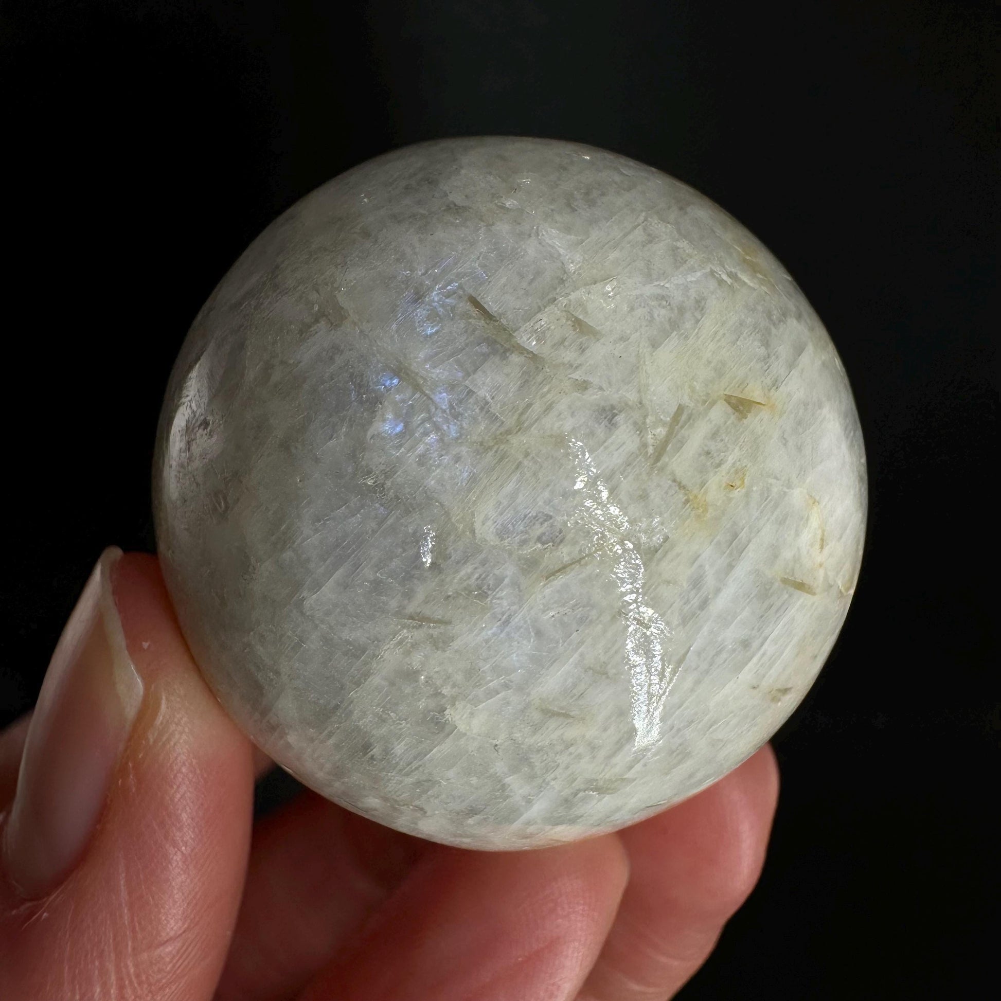 Moonstone Sphere, rainbow moonstone, crystal ball, crystal sphere, blue moonstone, feldspar