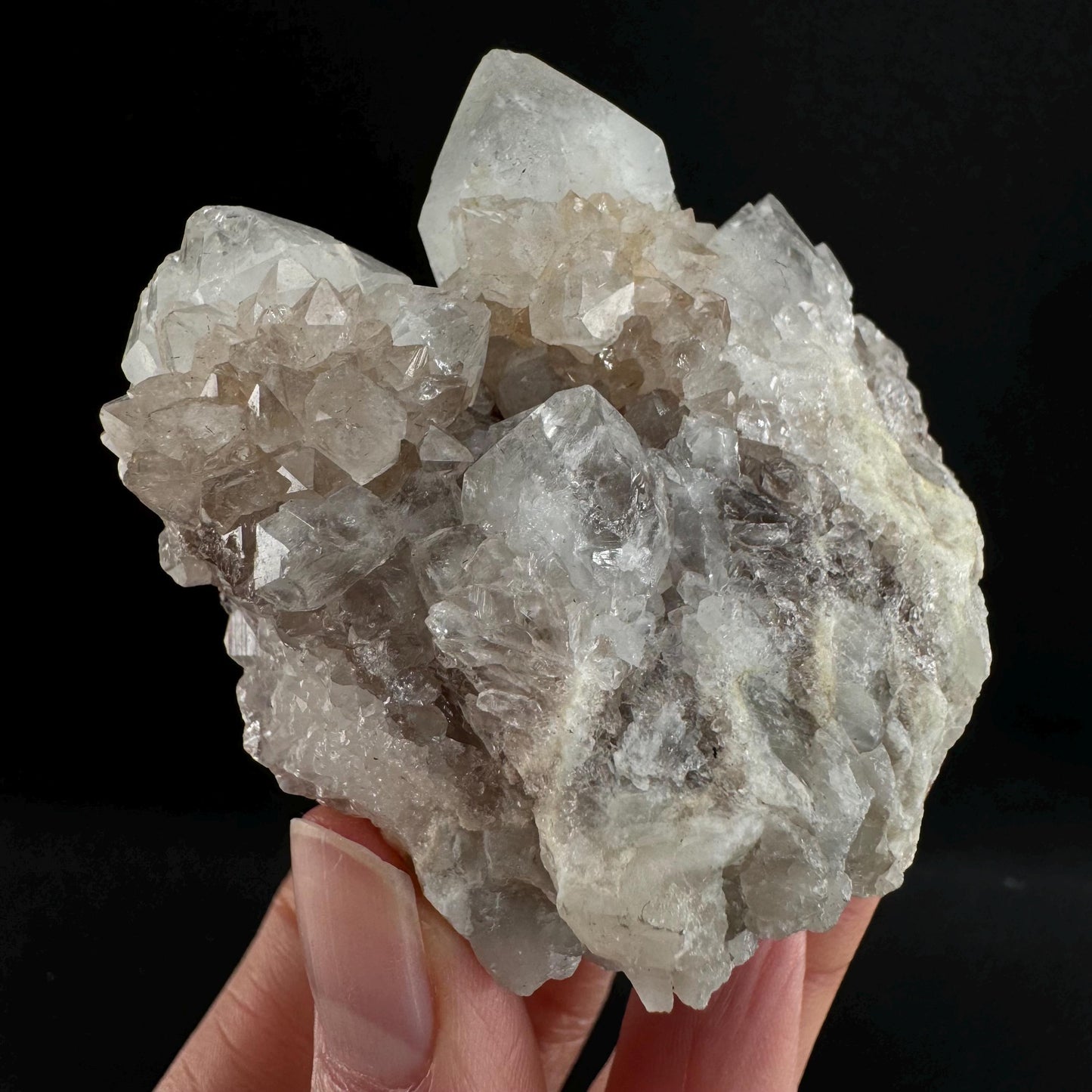 Spirit quartz crystal, spirit quartz cluster, cactus quartz