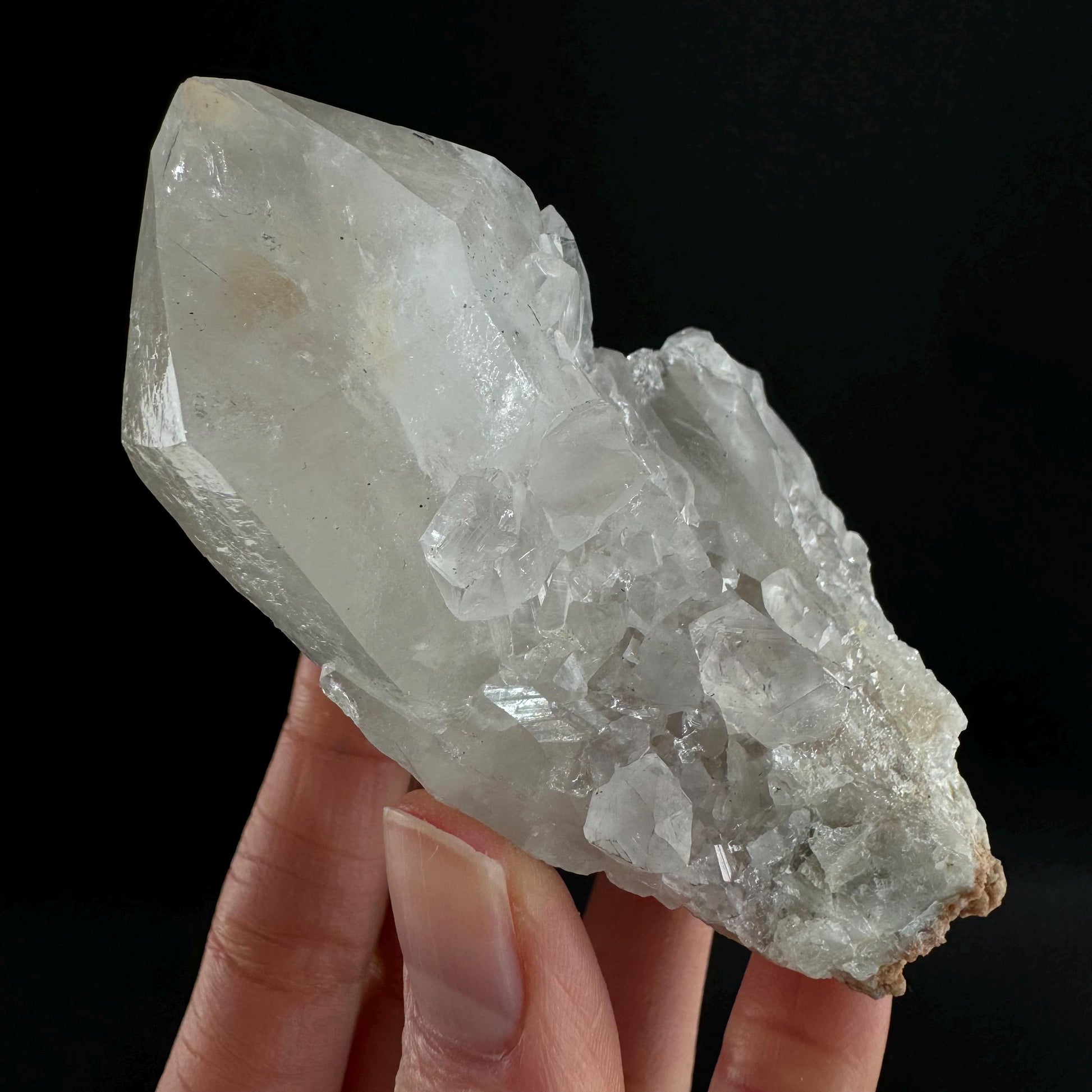 Spirit quartz crystal, spirit quartz cluster, cactus quartz