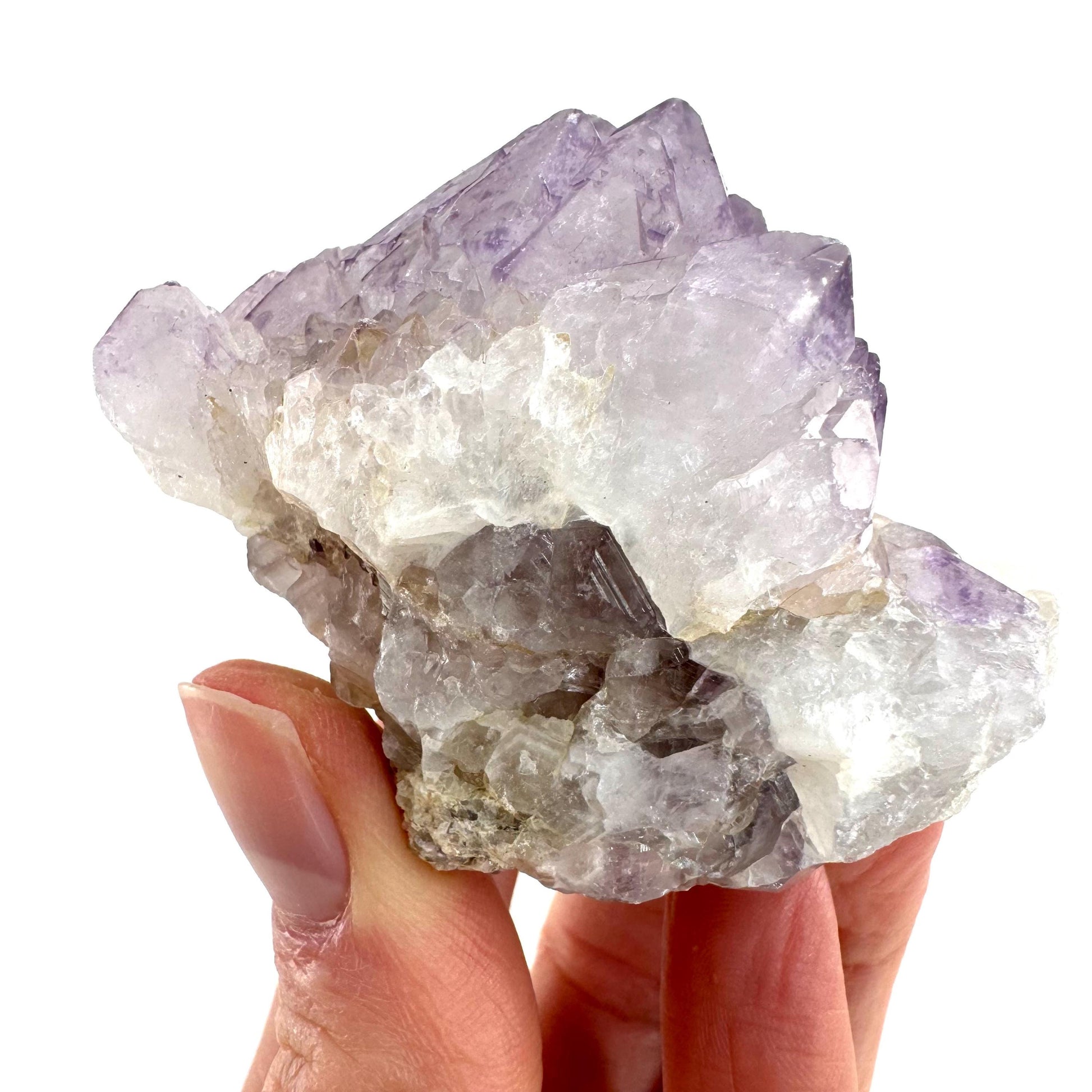 Spirit quartz crystal, spirit quartz cluster, spirit amethyst