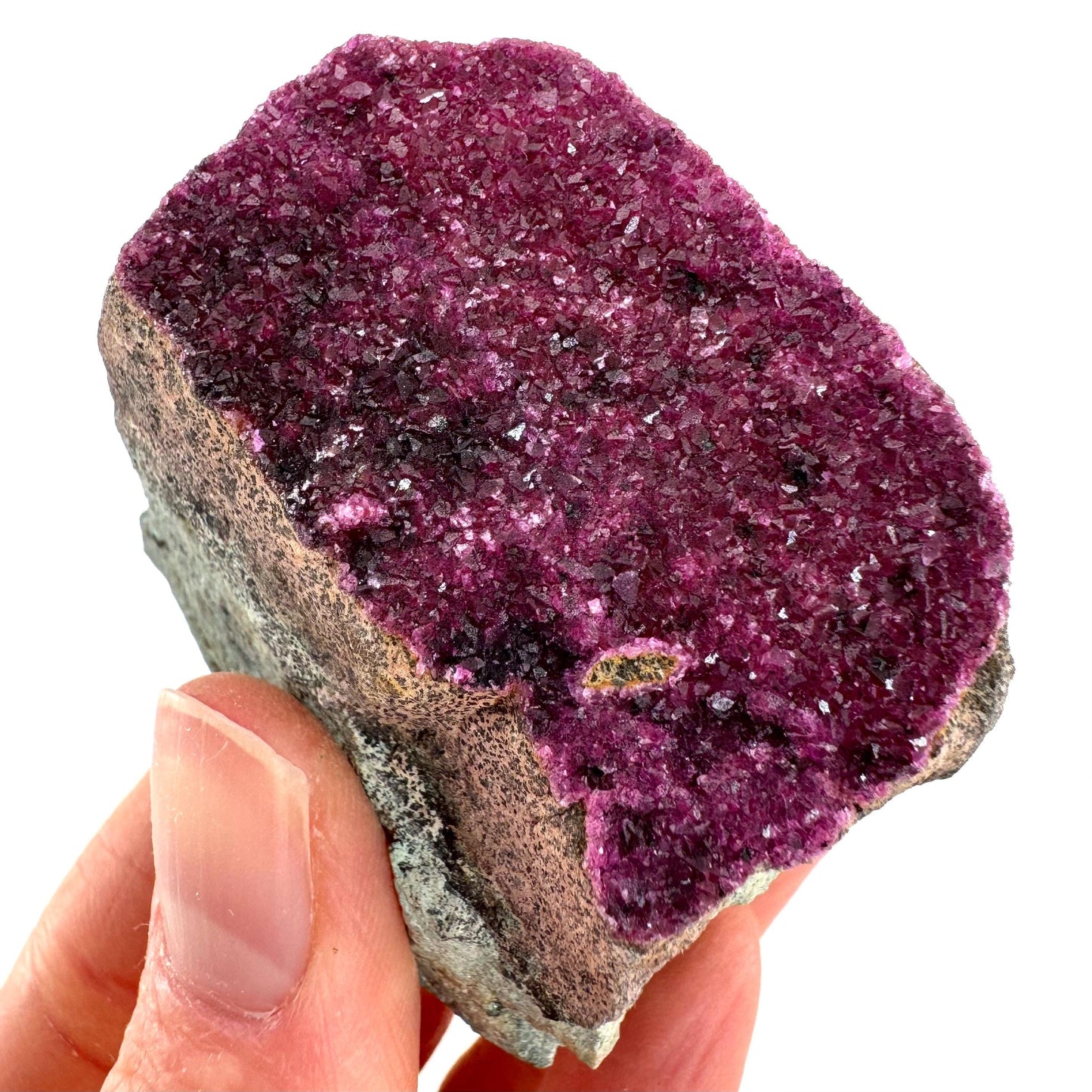 Sparkly Cobalto Calcite Specimen (Congo), cobalto calcite, cobaltoan calcite, salrose