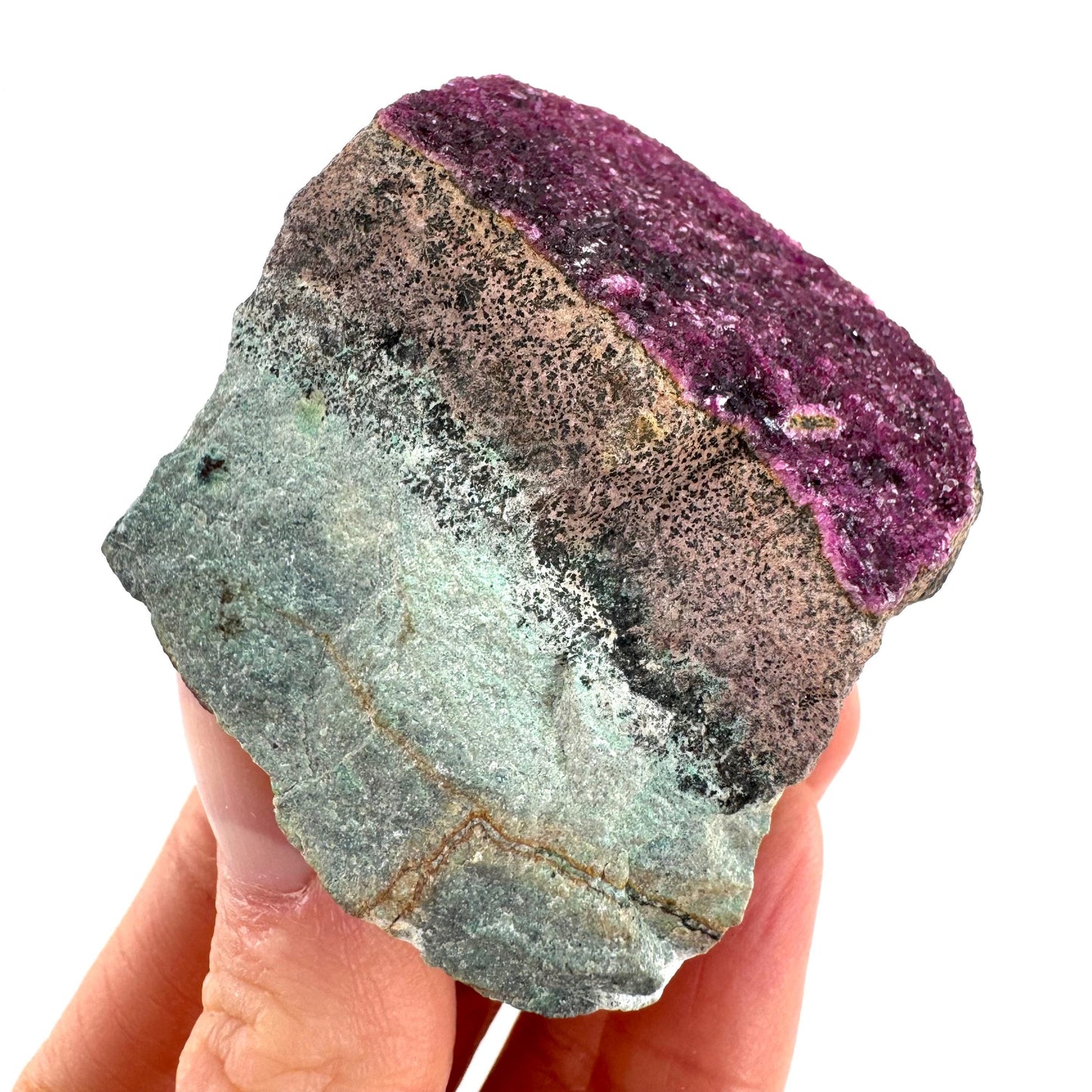 Sparkly Cobalto Calcite Specimen (Congo), cobalto calcite, cobaltoan calcite, salrose