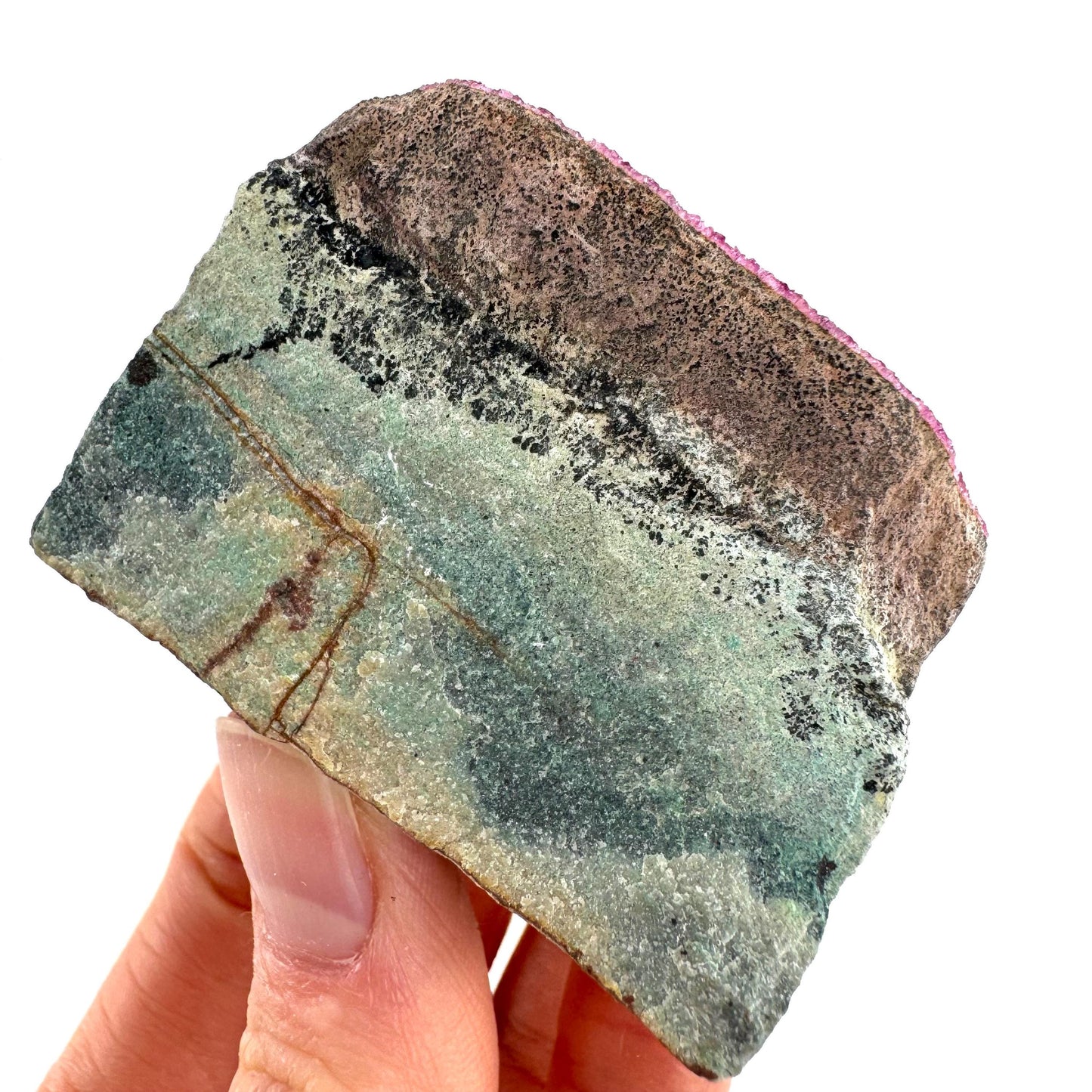 Sparkly Cobalto Calcite Specimen (Congo), cobalto calcite, cobaltoan calcite, salrose