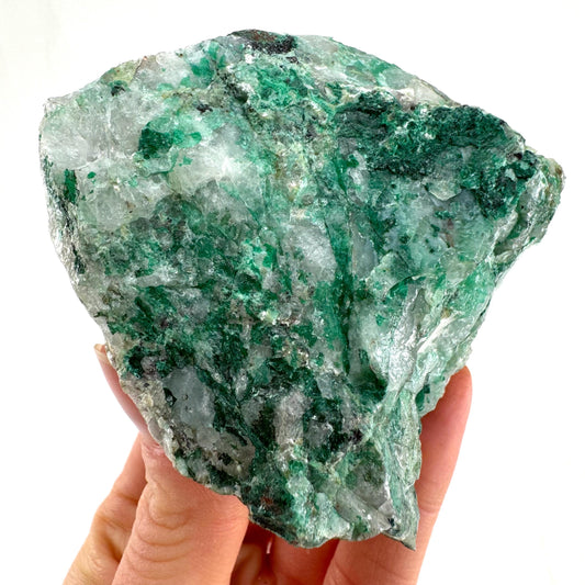 Ajoite in Quartz Specimen, raw ajoite, raw crystals, mineral specimen