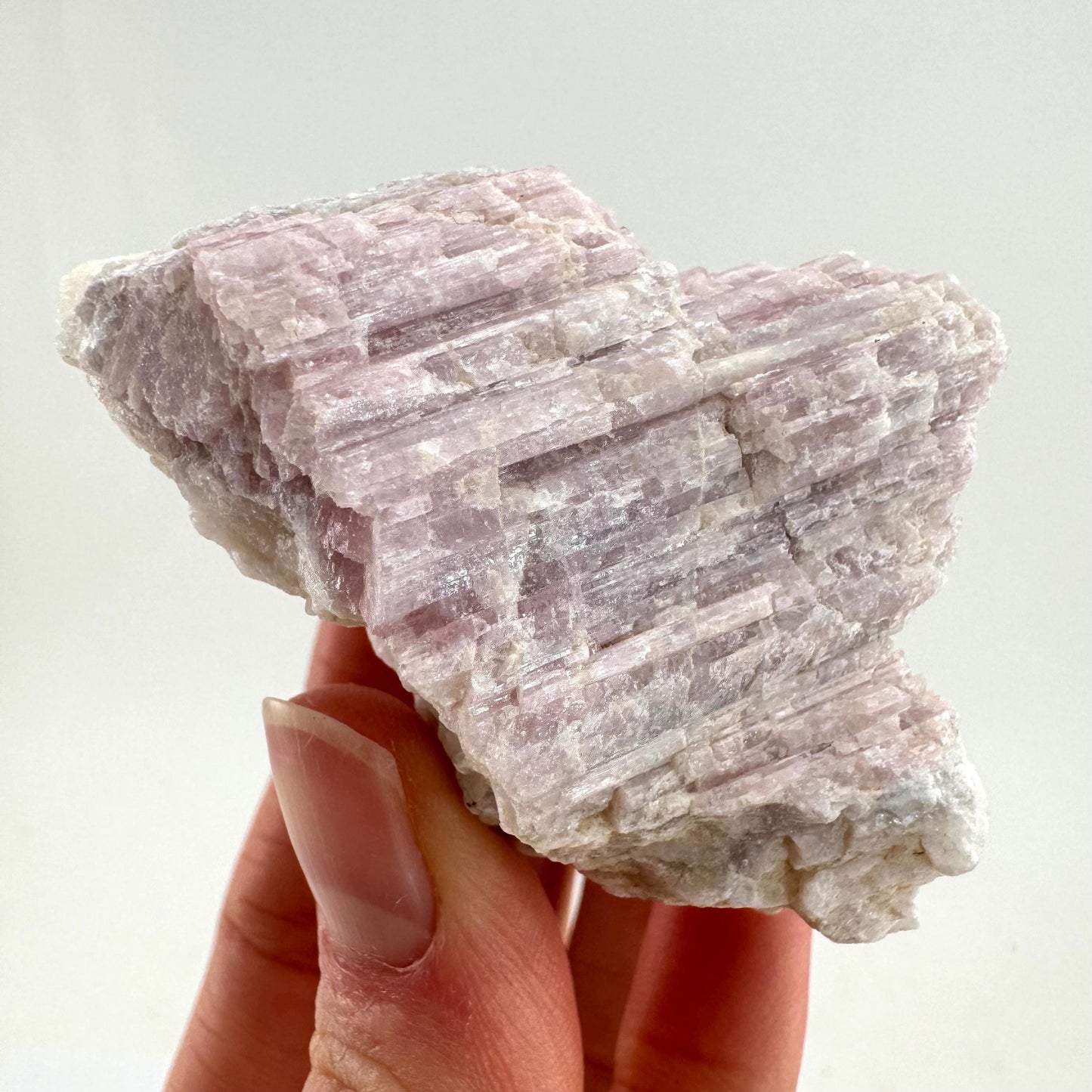 Pink Tourmaline in Quartz (Namibia), raw tourmaline, rubellite, pink tourmaline