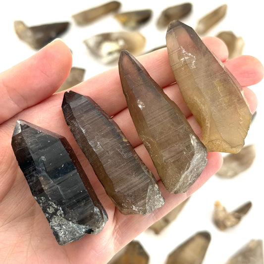 ONE Smoky Quartz Point (Namibia) | natural smoky quartz point, smoky quartz crystal