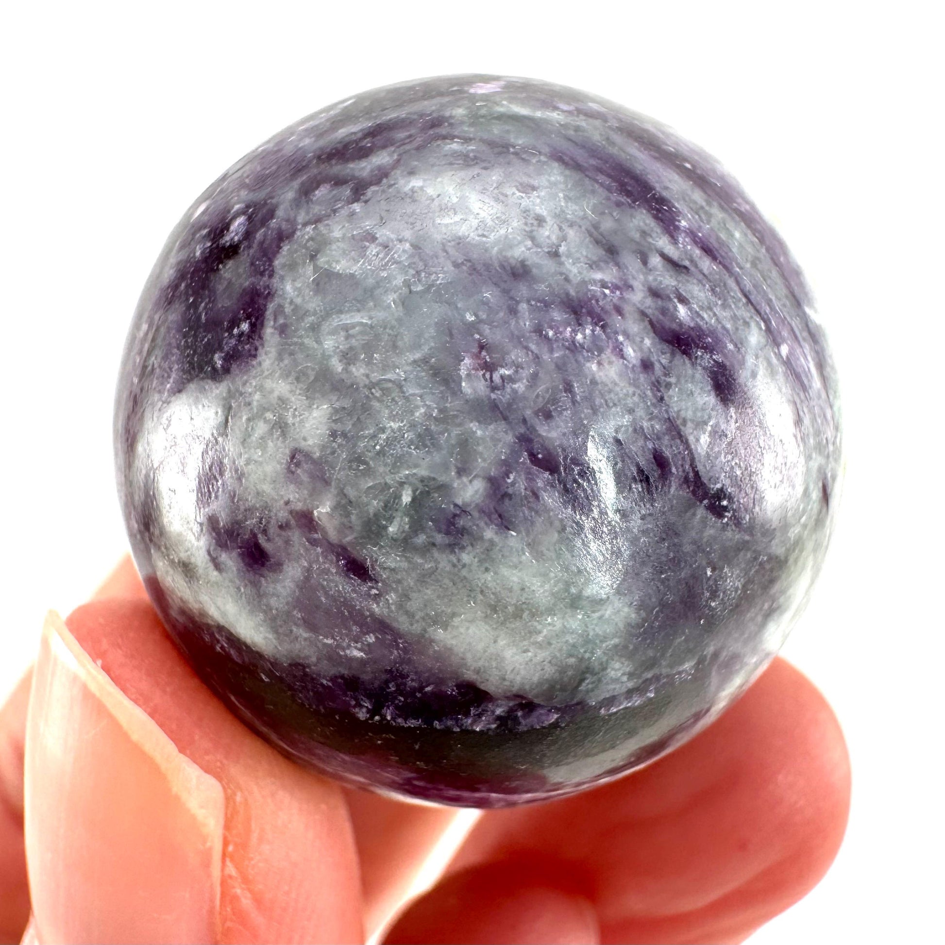 Kammererite Sphere, polished kammererite, kammererite crystal, kammererite ball, crystal ball, crystal sphere