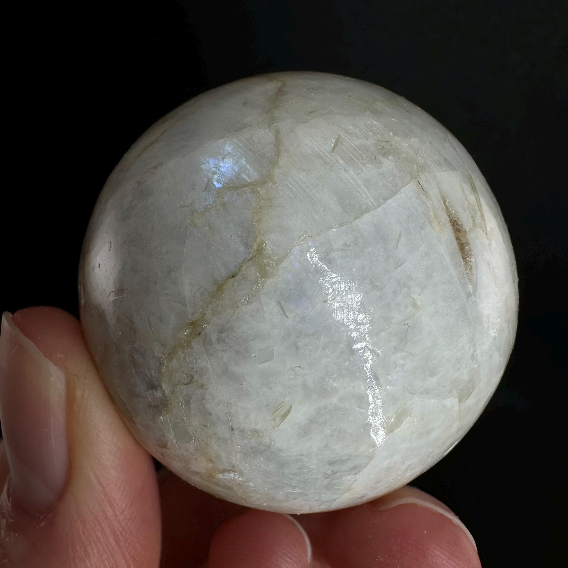 Moonstone Sphere, rainbow moonstone, crystal ball, crystal sphere, blue moonstone, feldspar