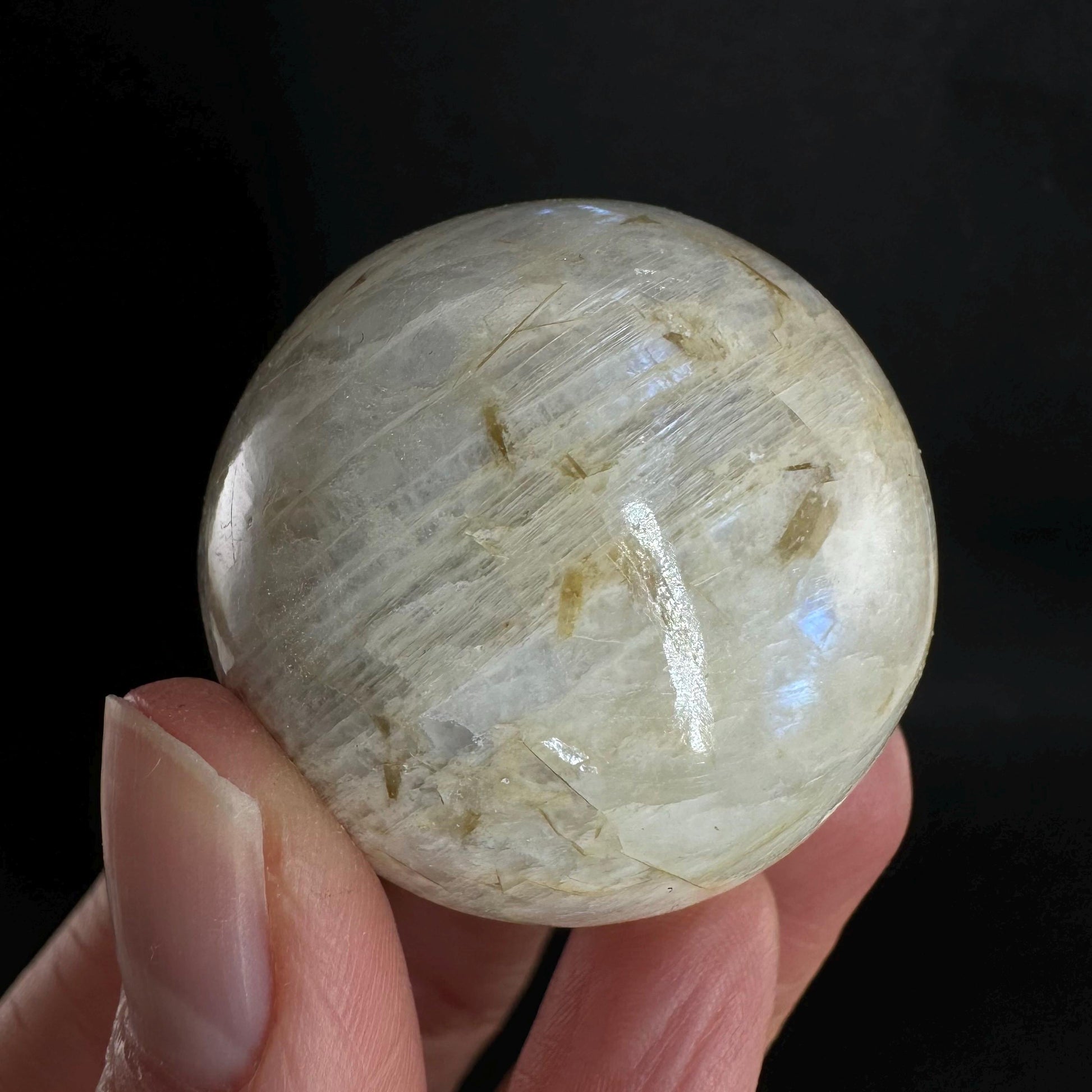 Moonstone Sphere, rainbow moonstone, crystal ball, crystal sphere, blue moonstone, feldspar