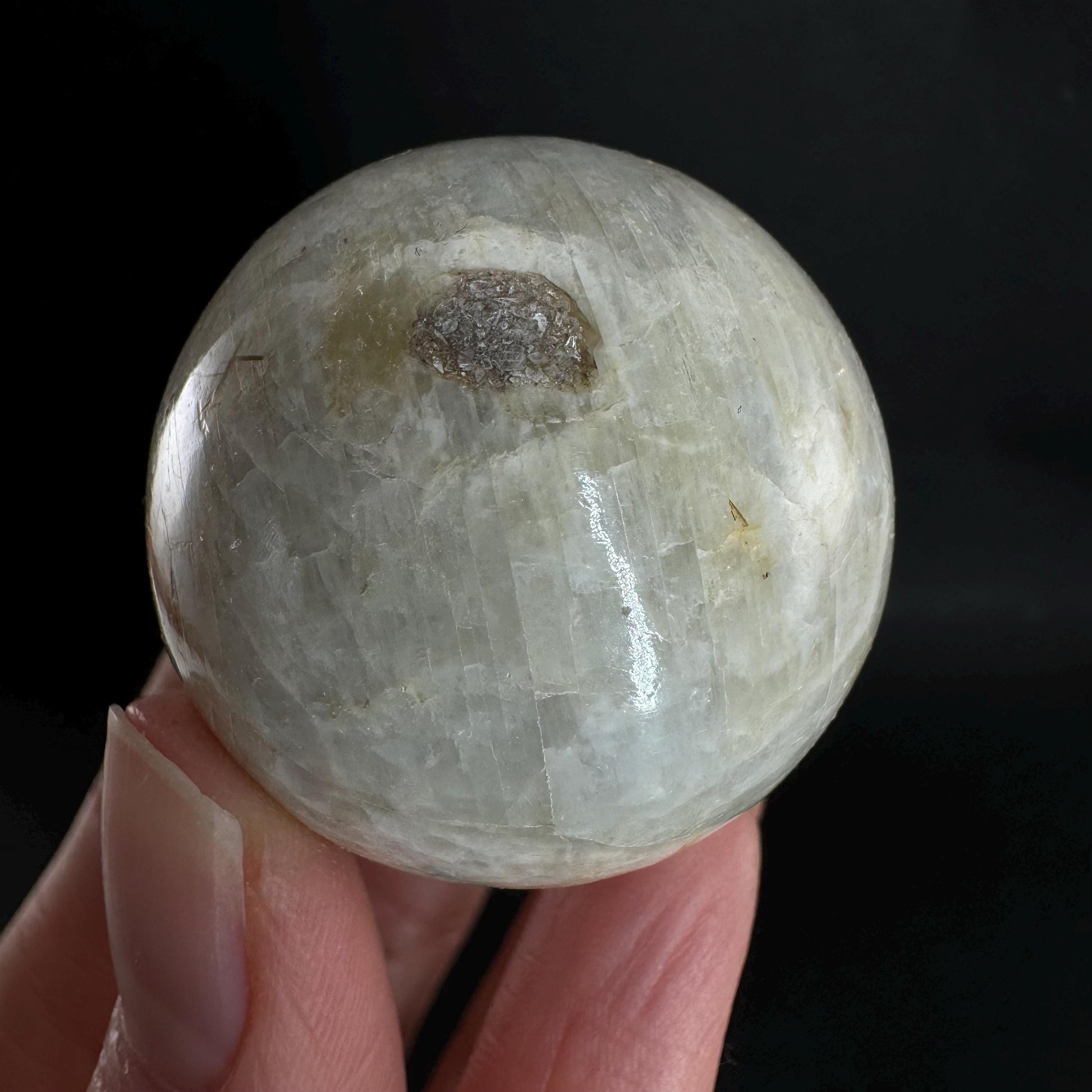 Moonstone Sphere, rainbow moonstone, crystal ball, crystal sphere, blue moonstone, feldspar