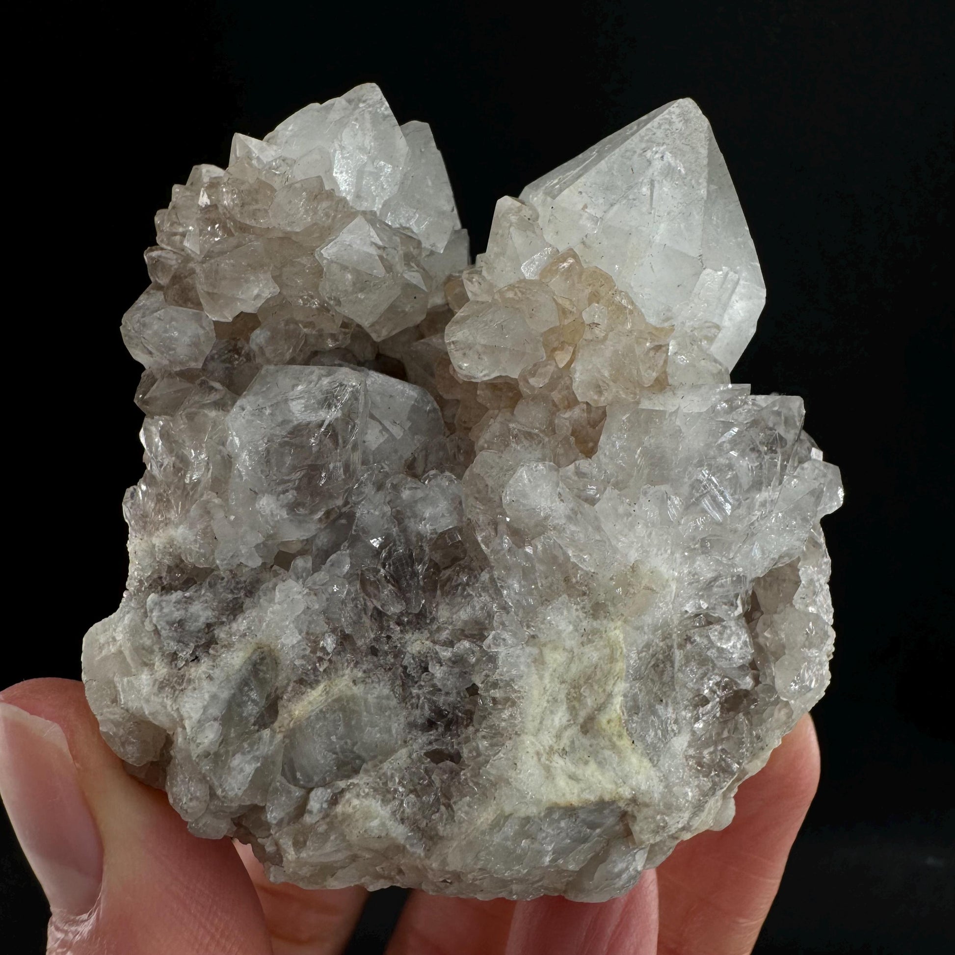 Spirit quartz crystal, spirit quartz cluster, cactus quartz
