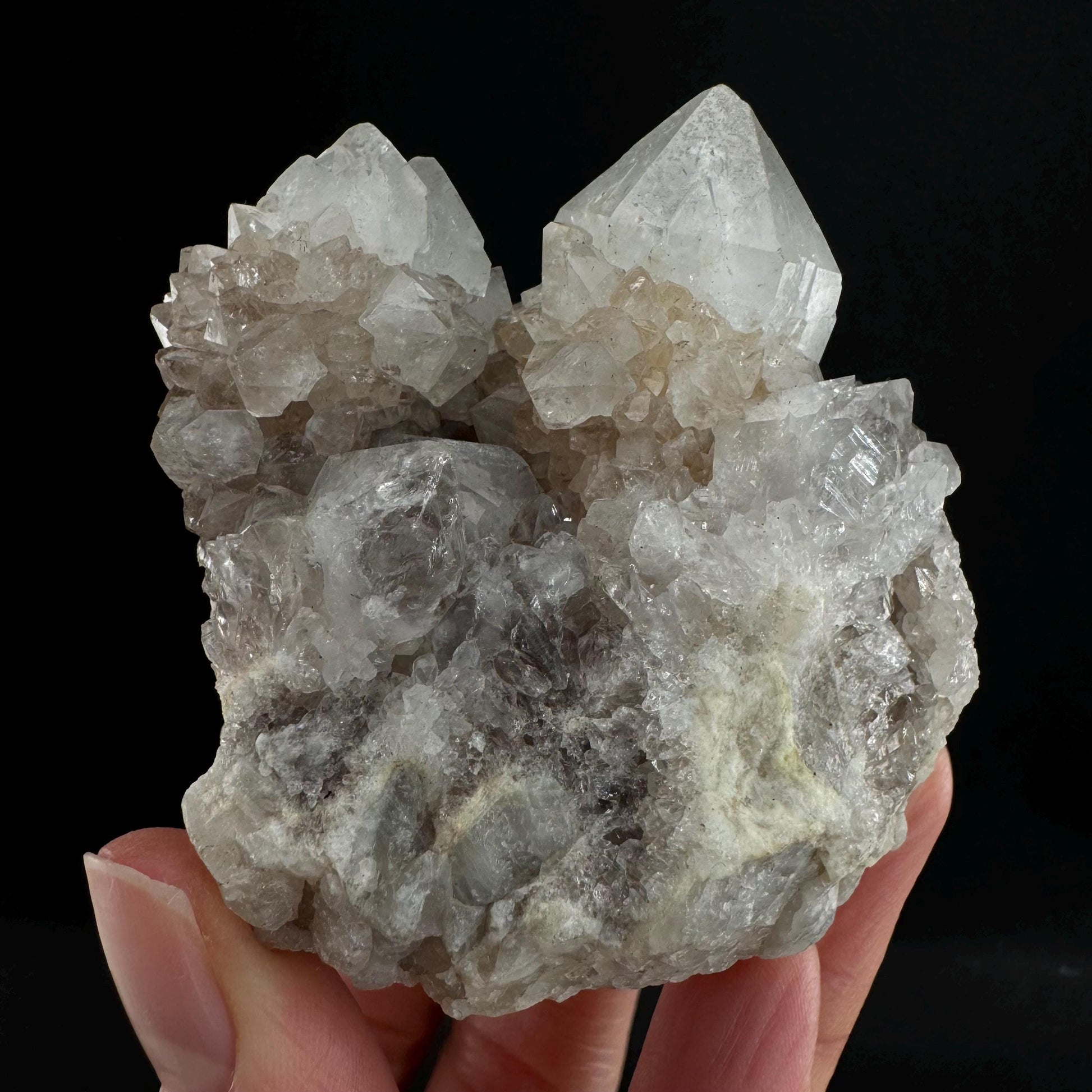 Spirit quartz crystal, spirit quartz cluster, cactus quartz