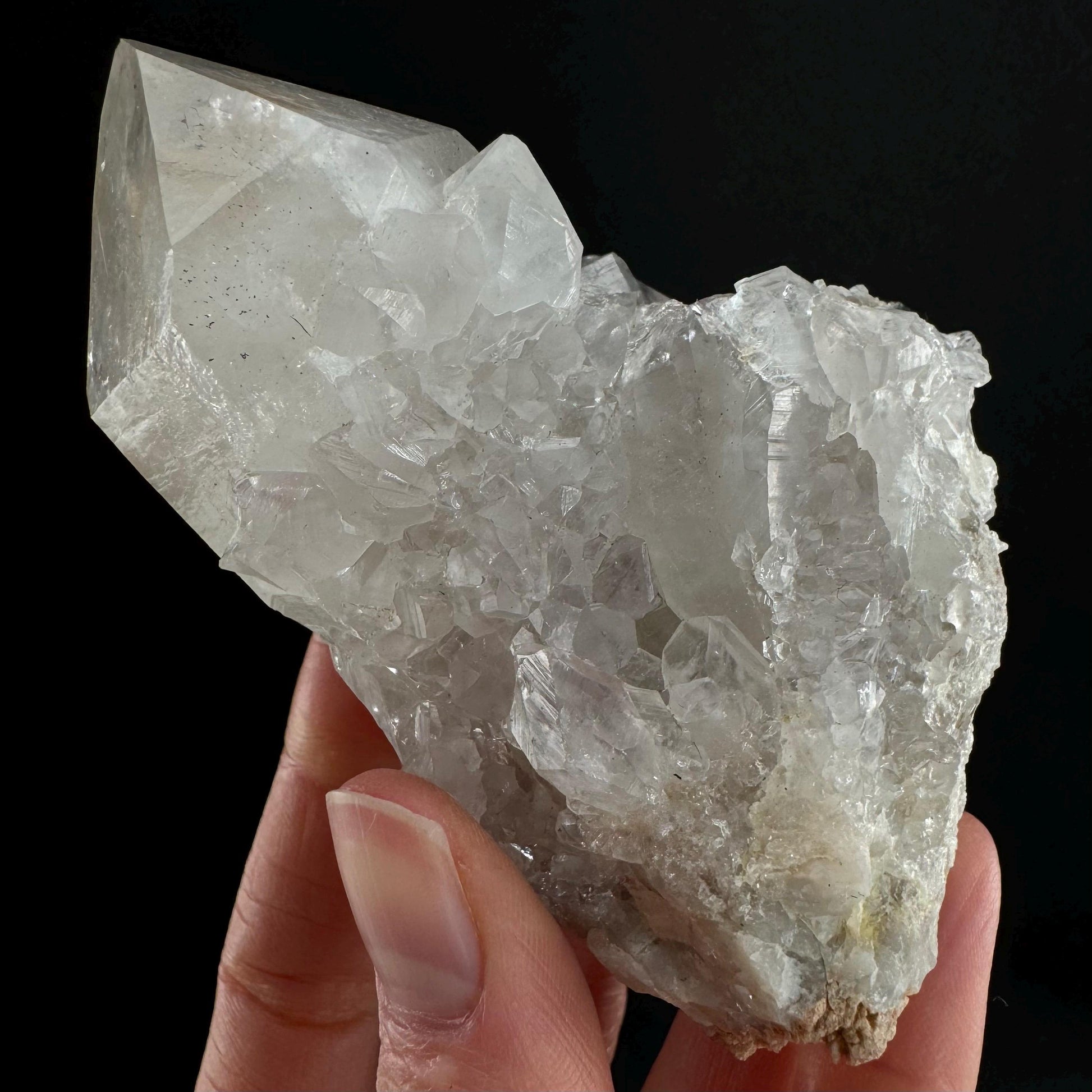 Spirit quartz crystal, spirit quartz cluster, cactus quartz