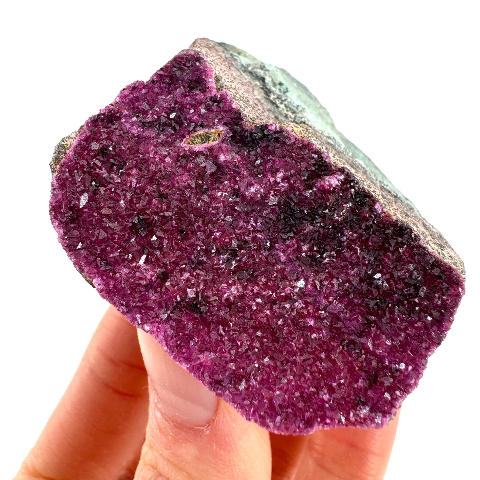 Sparkly Cobalto Calcite Specimen (Congo), cobalto calcite, cobaltoan calcite, salrose