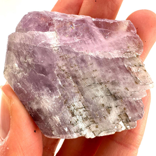Lavender Kunzite (Pakistan), pink kunzite, spodumene, kunzite crystal, raw kunzite, mineral specimen