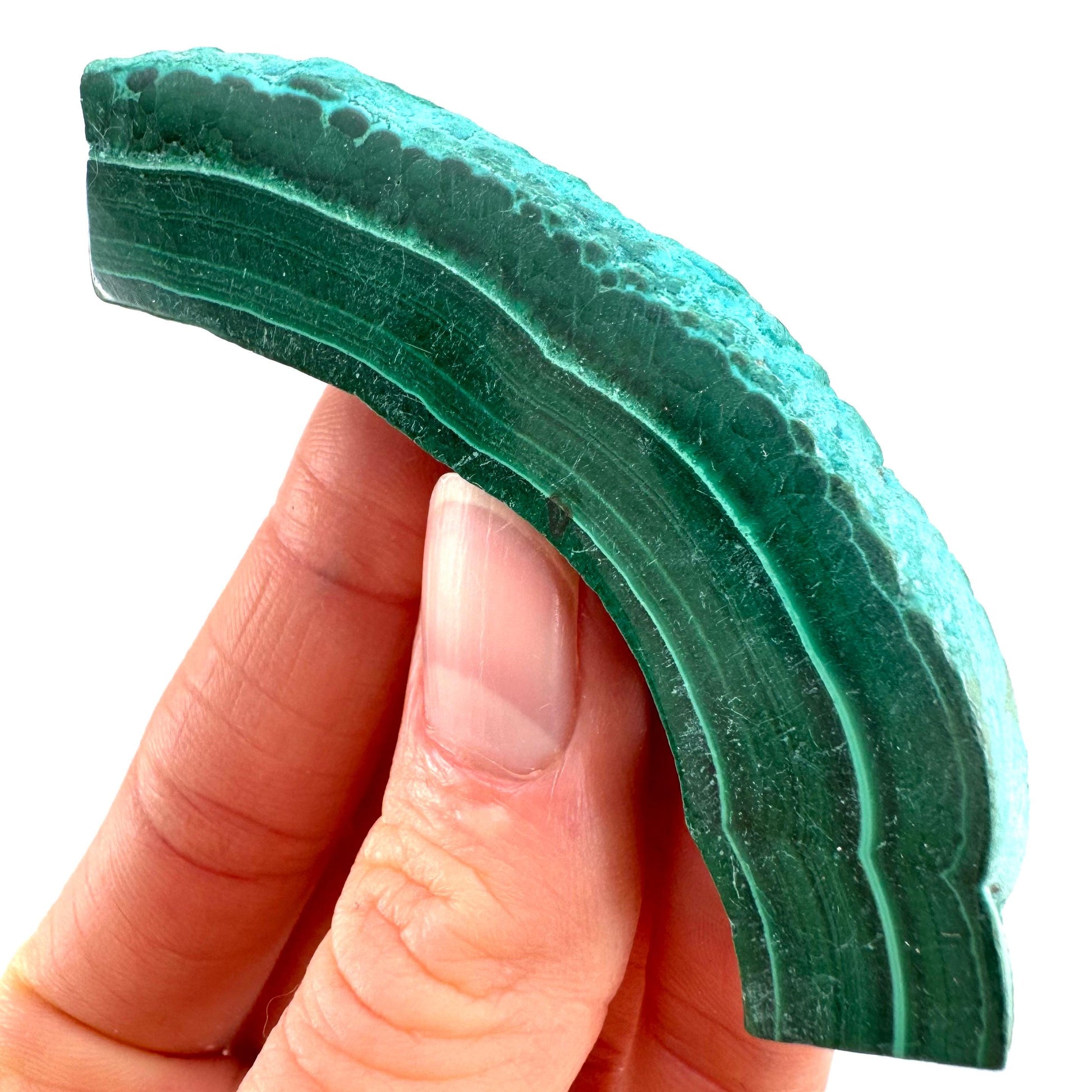 Malachite & Chrysocolla Slice (Congo), natural malachite, malachite slice, malachite slab, malacolla slice, polished malachite