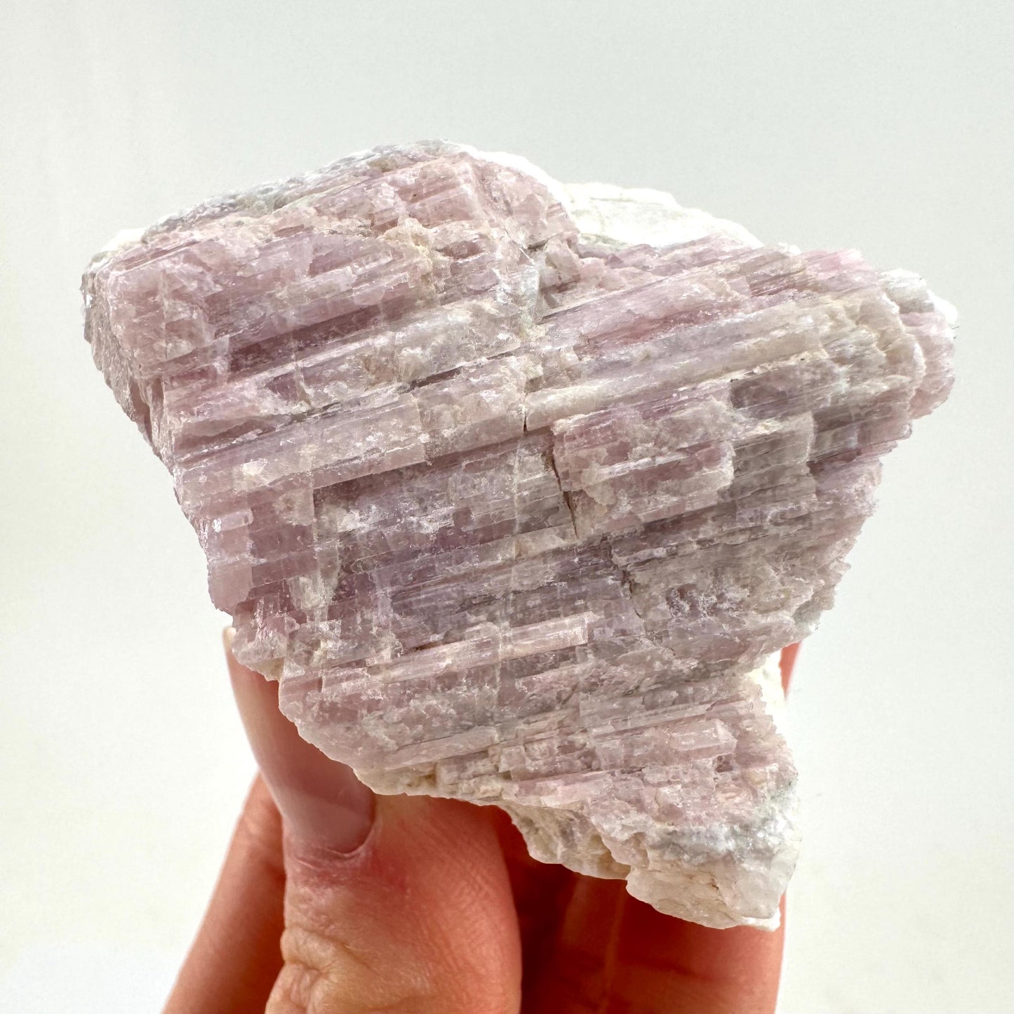Pink Tourmaline in Quartz (Namibia), raw tourmaline, rubellite, pink tourmaline