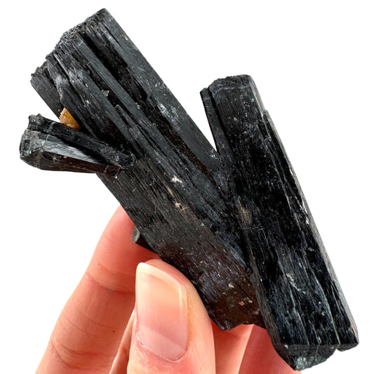 Black tourmaline cluster (Namibia), high grade black tourmaline, tourmaline crystal, black schorl